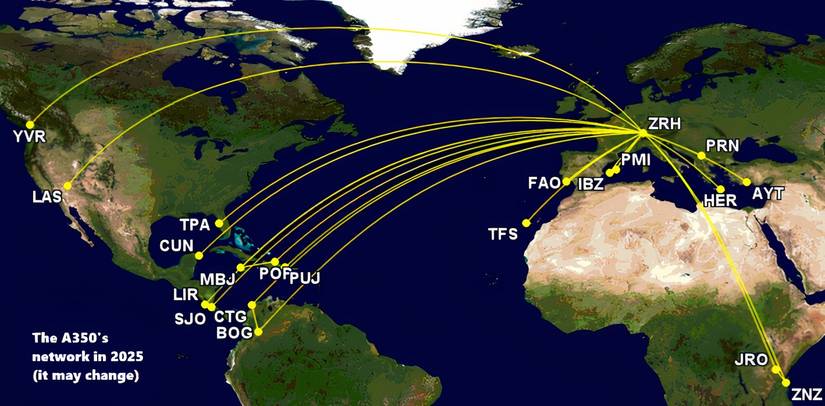 Edelweiss Welcomes 1st Airbus A350 With These 20 Destinations Seeing It ...