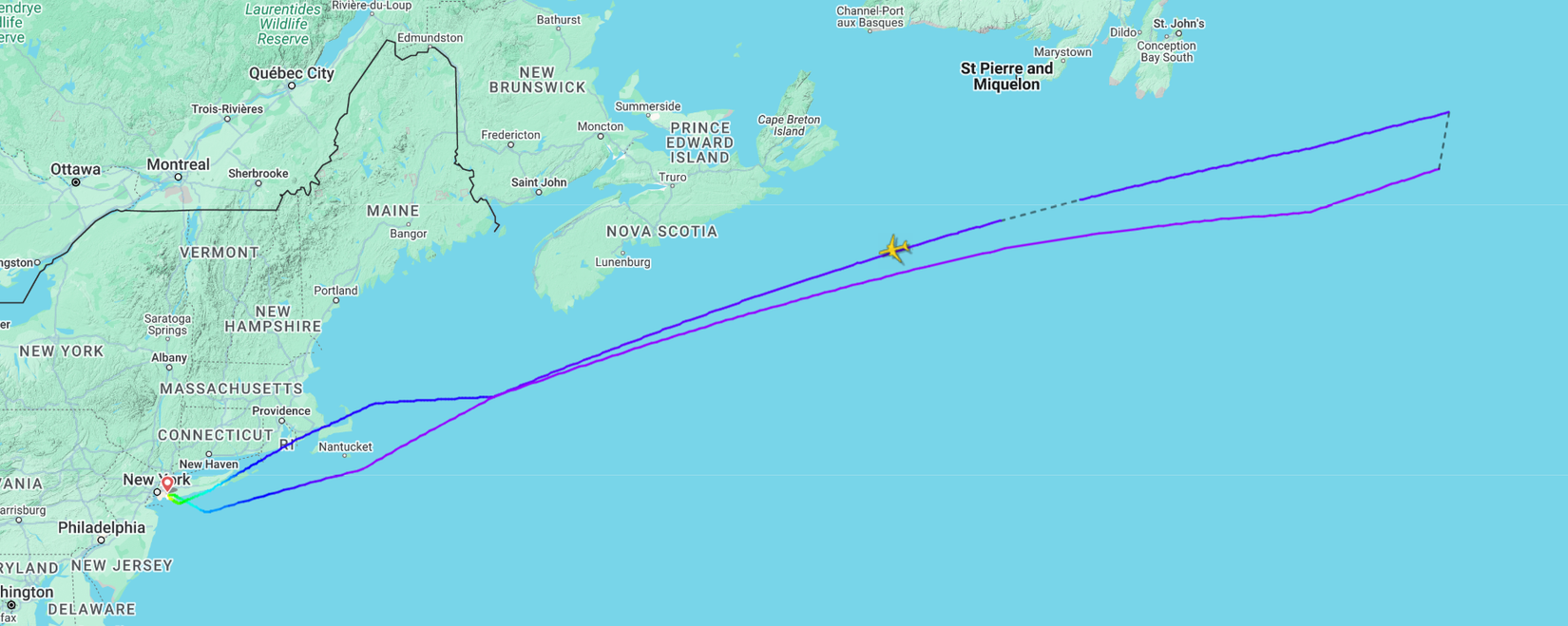 AA198 Diversion Map