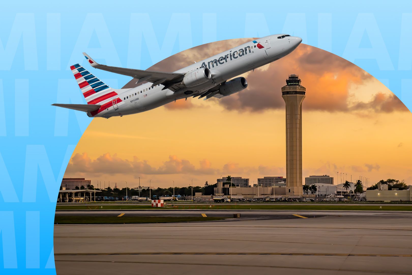 American Airlines' 10 Busiest Boeing 737-800 Routes From Miami 3X2