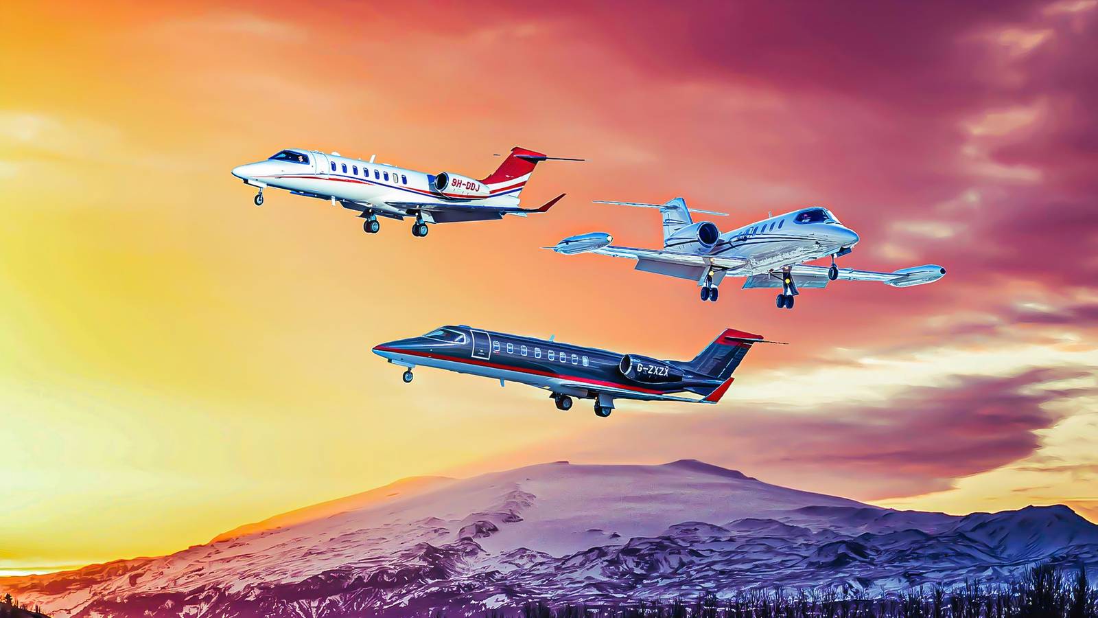 The Most Flown Learjet Private Jets