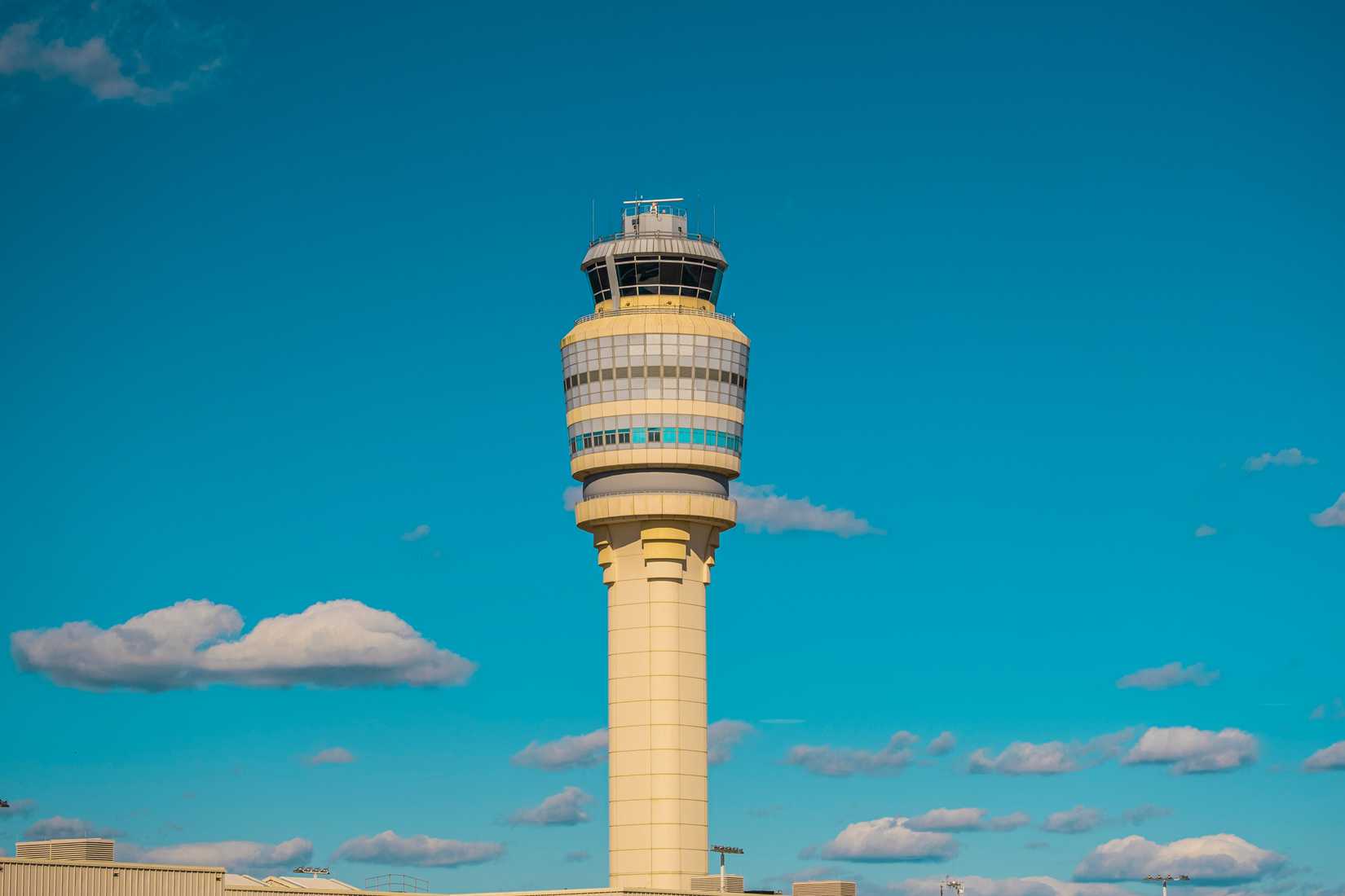 ATC tower at Hartsfield-Jackson Atlanta International Airport ATL 