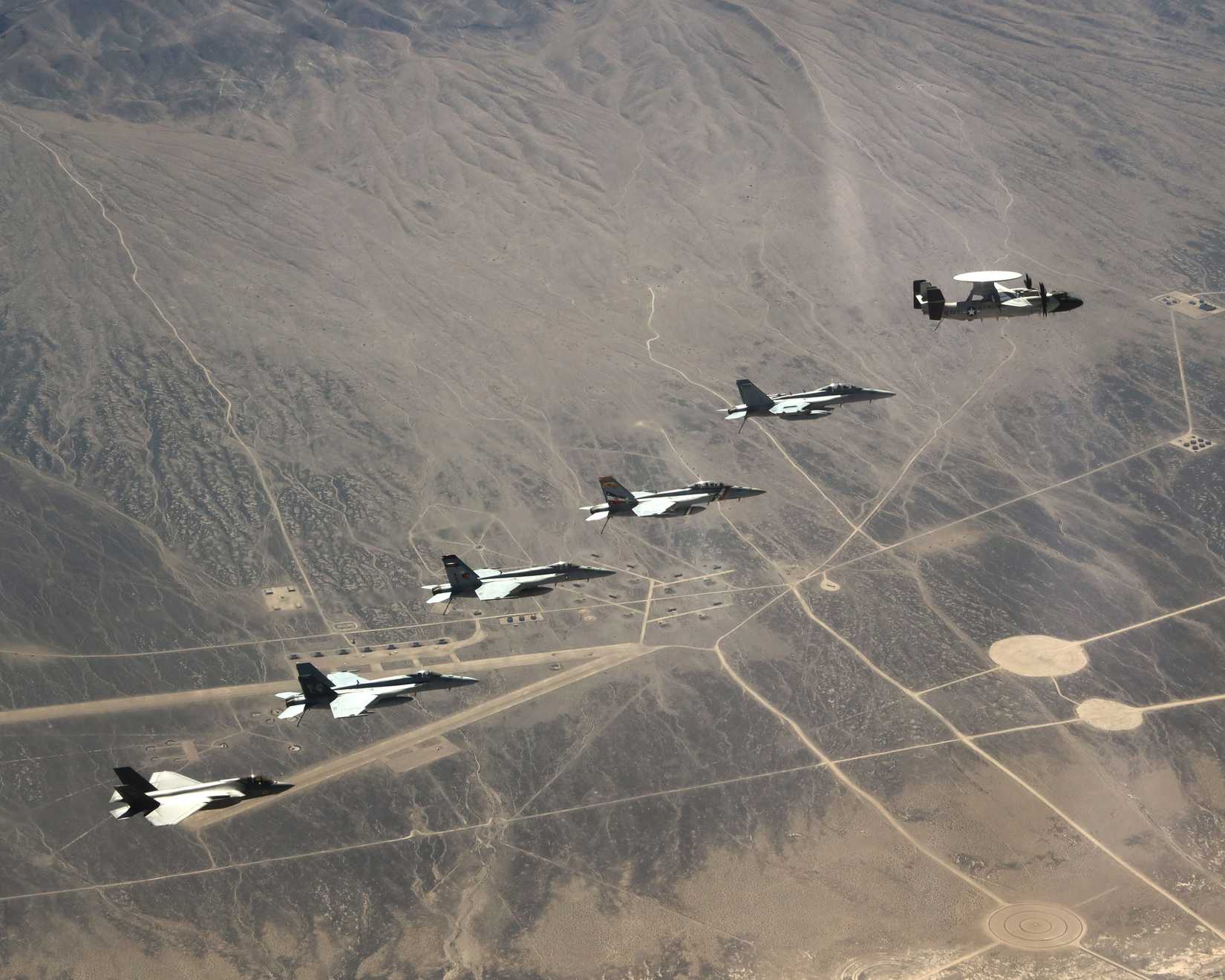 Carrier Air Wing Two (CVW-2) “Broadsword” participates in Air Wing Fallon in preparation for its upcoming deployment later in 2021.