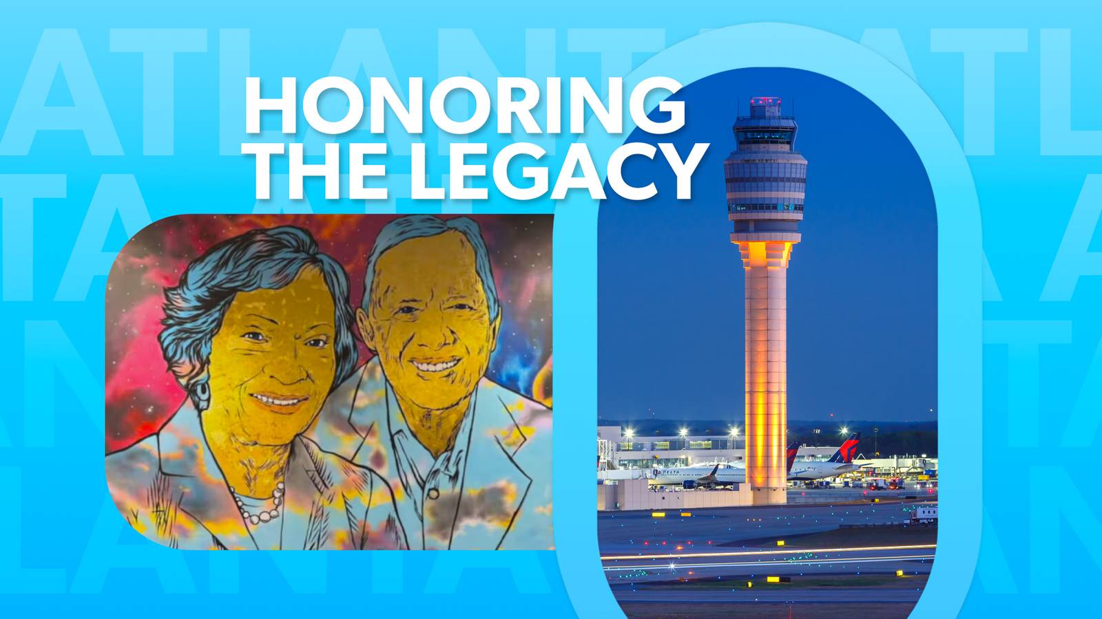 Check Out Atlanta Airport's Newest Art Piece Featuring One Of Georgia's Most Beloved Couples