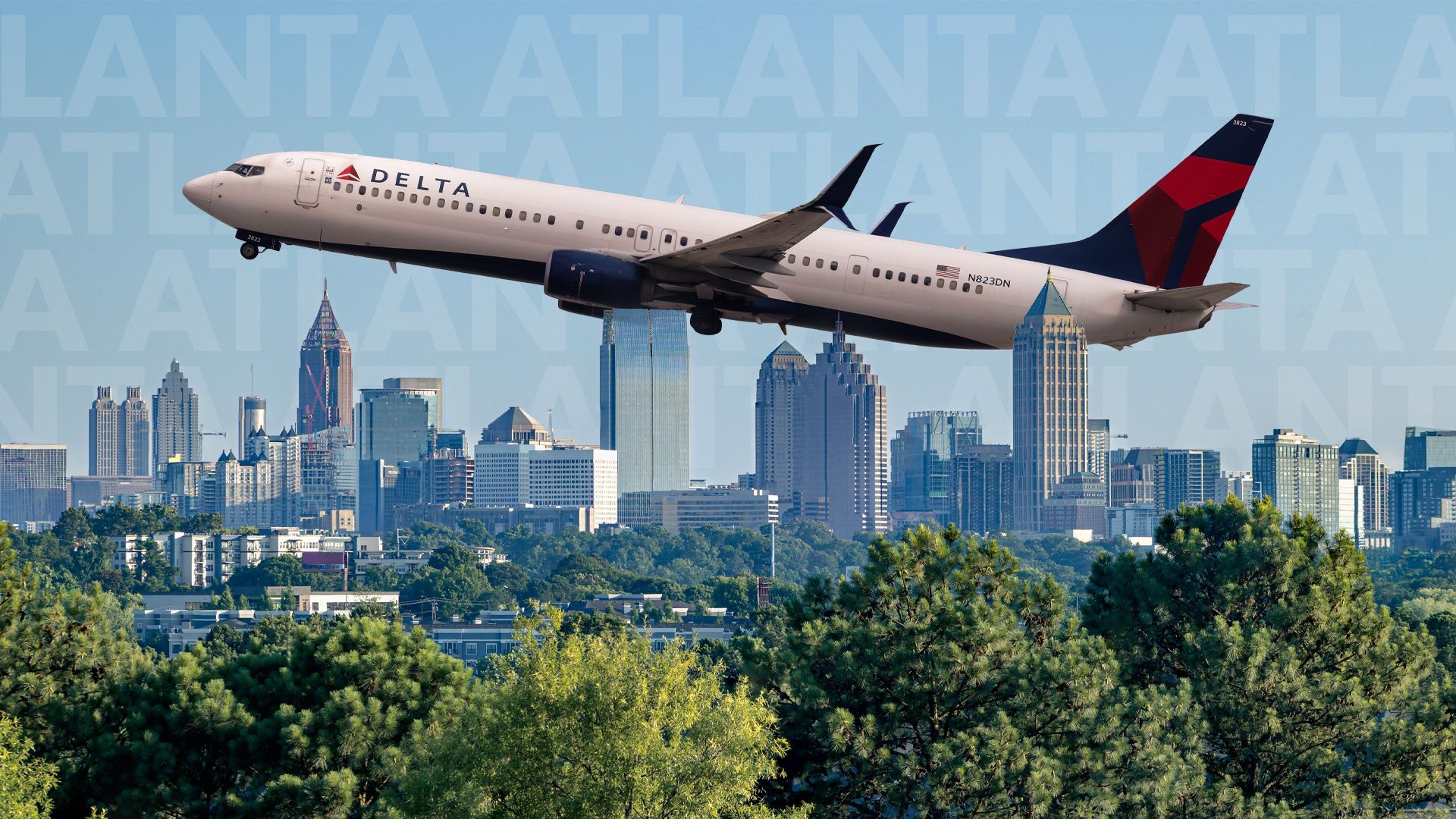 Delta Air Lines' Top 10 Busiest Boeing 737-900ER Routes From Atlanta, image size:1920x1080