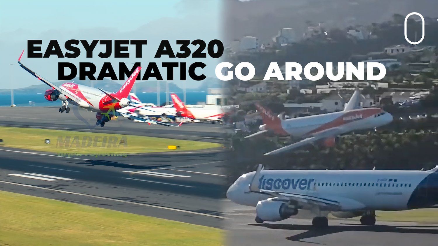 Intense Wind Shear Causes Dramatic easyJet Airbus A320 Go Around