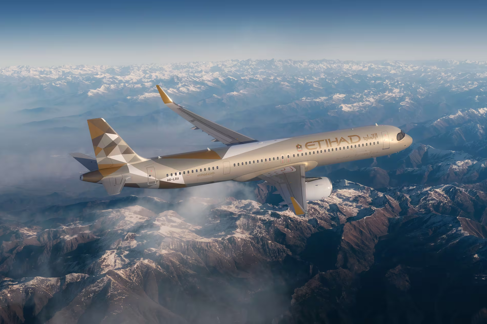Etihad A321LR Rendering