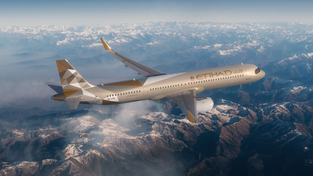 Etihad A321LR Rendering