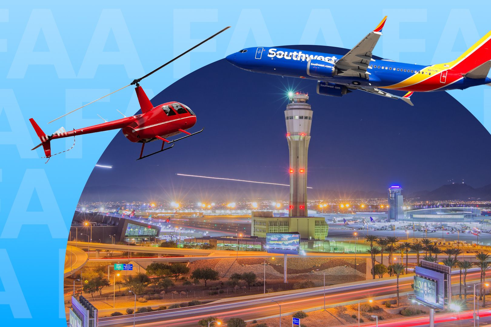 Here's How The FAA Quickly Reduced Las Vegas' Airspace Collision Dangers