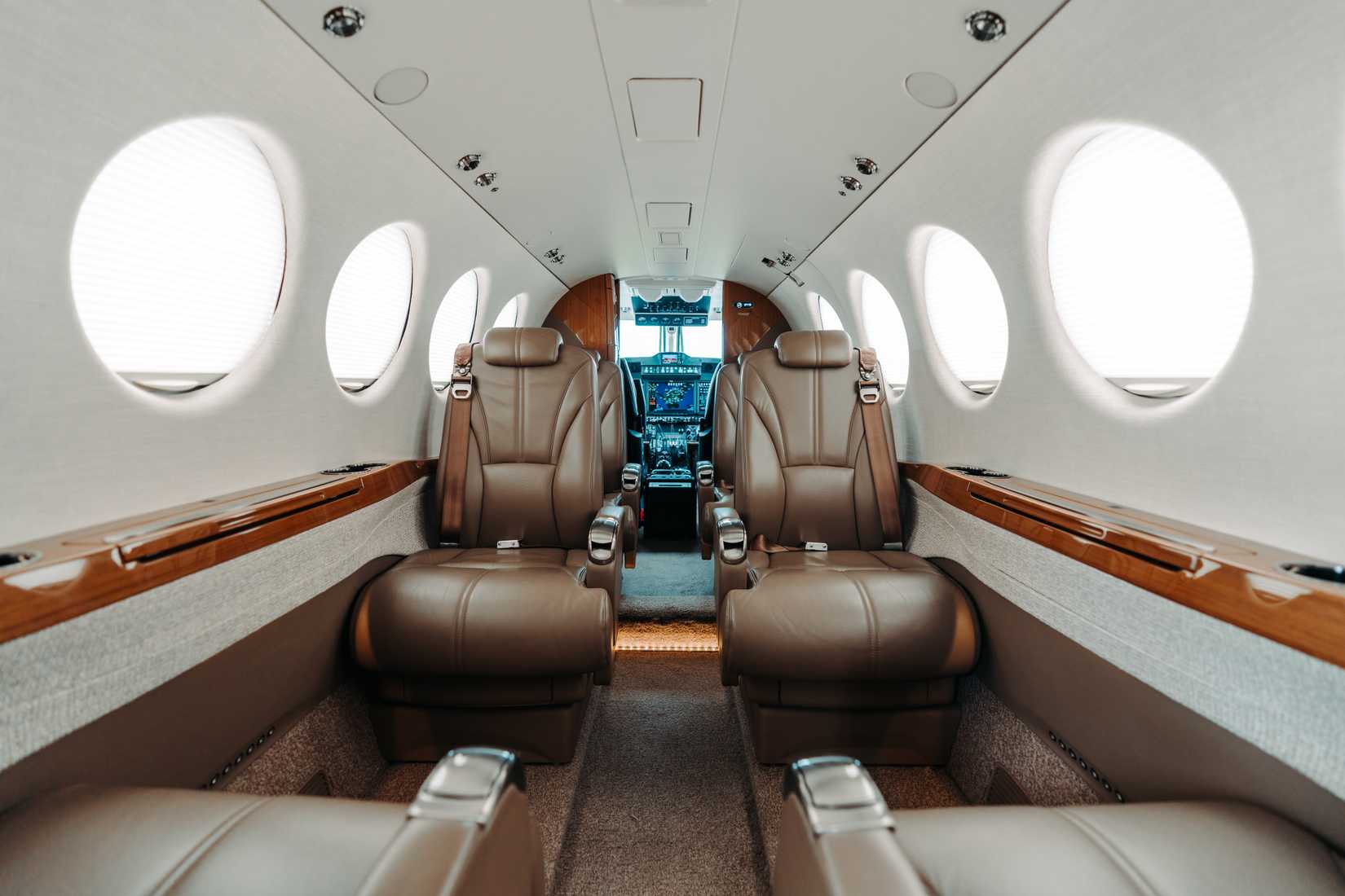 King Air 260 cabin