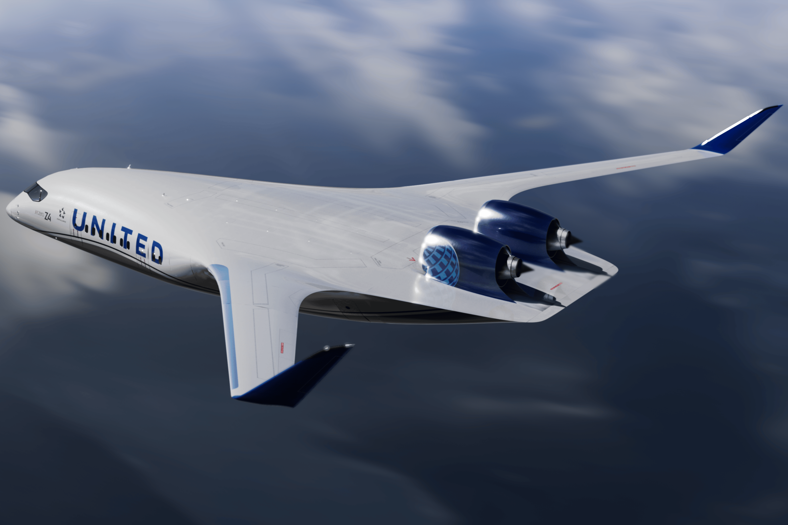 United Airlines Could Buy Up To 200 JetZero Blended Wing Planes