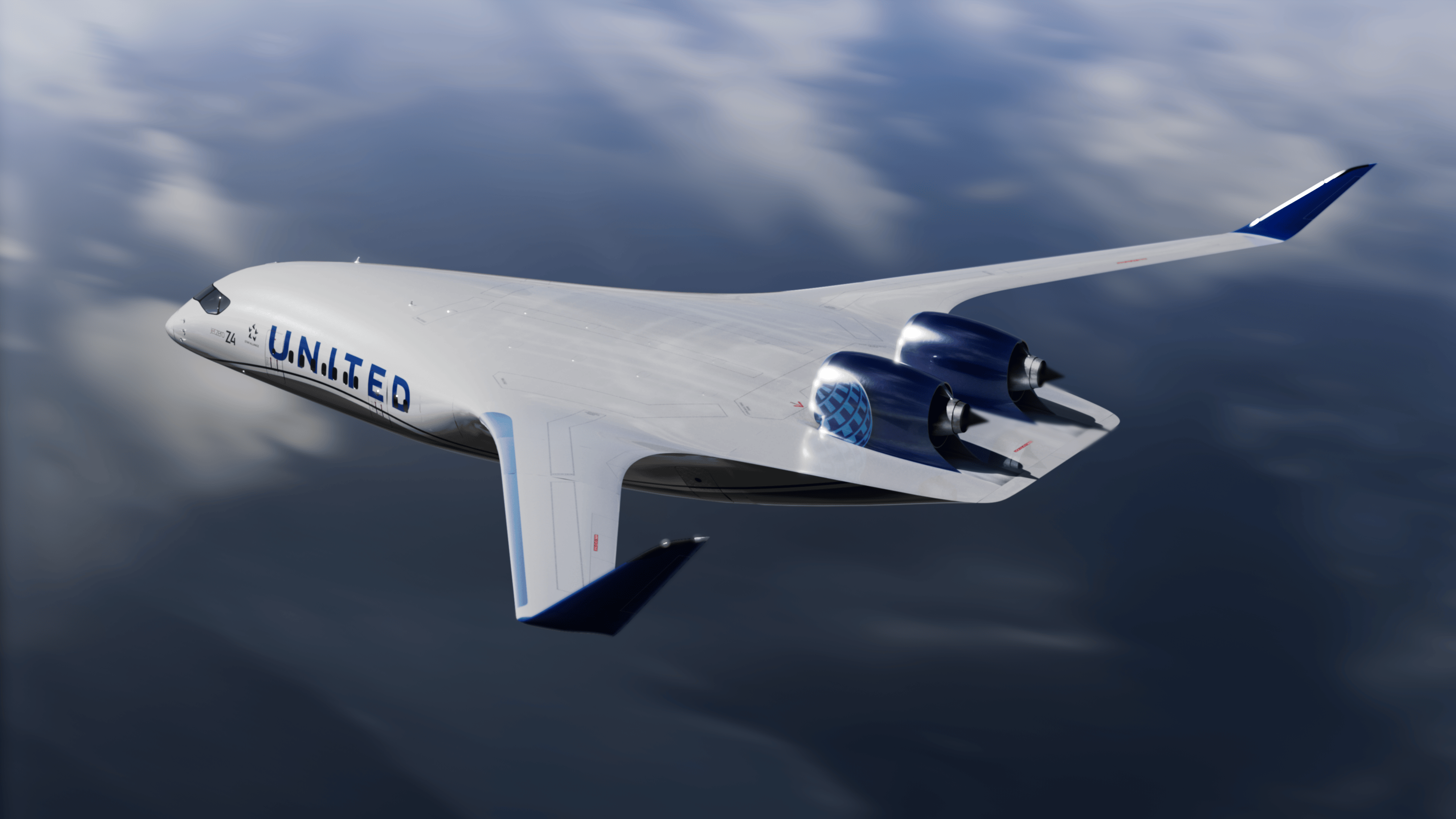 United Airlines Could Buy Up To 200 JetZero Blended Wing Planes