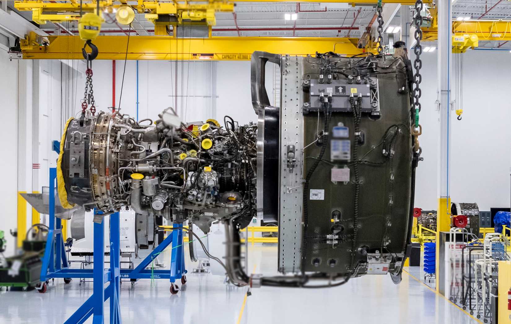 Side profile of the Pratt & Whitney GTF PW1100G