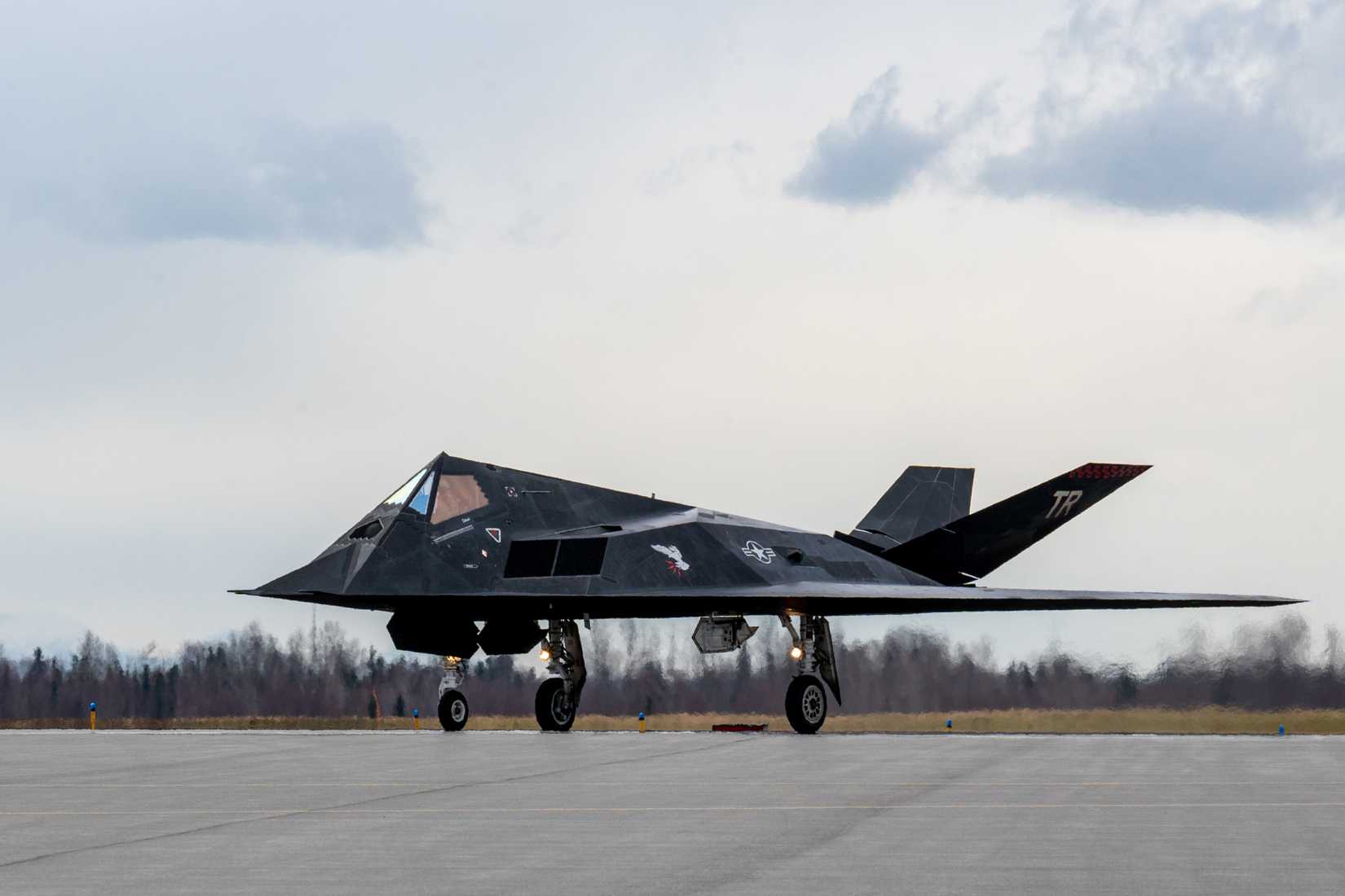 The F-117 helps with realistic war fighter training, develop and improve joint interoperability, and enhance the combat readiness of participating forces