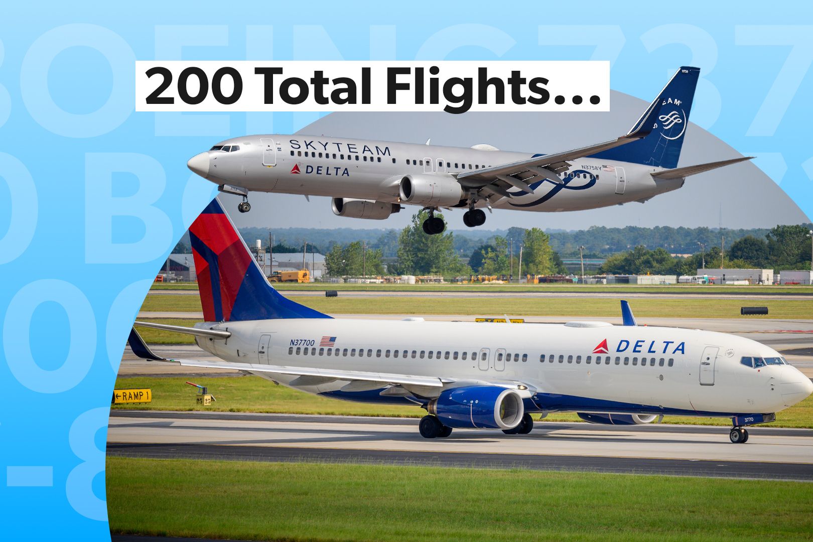 These Delta Air Lines Hubs Originate Boeing 737-800 Routes Longer Than 2,000 Miles