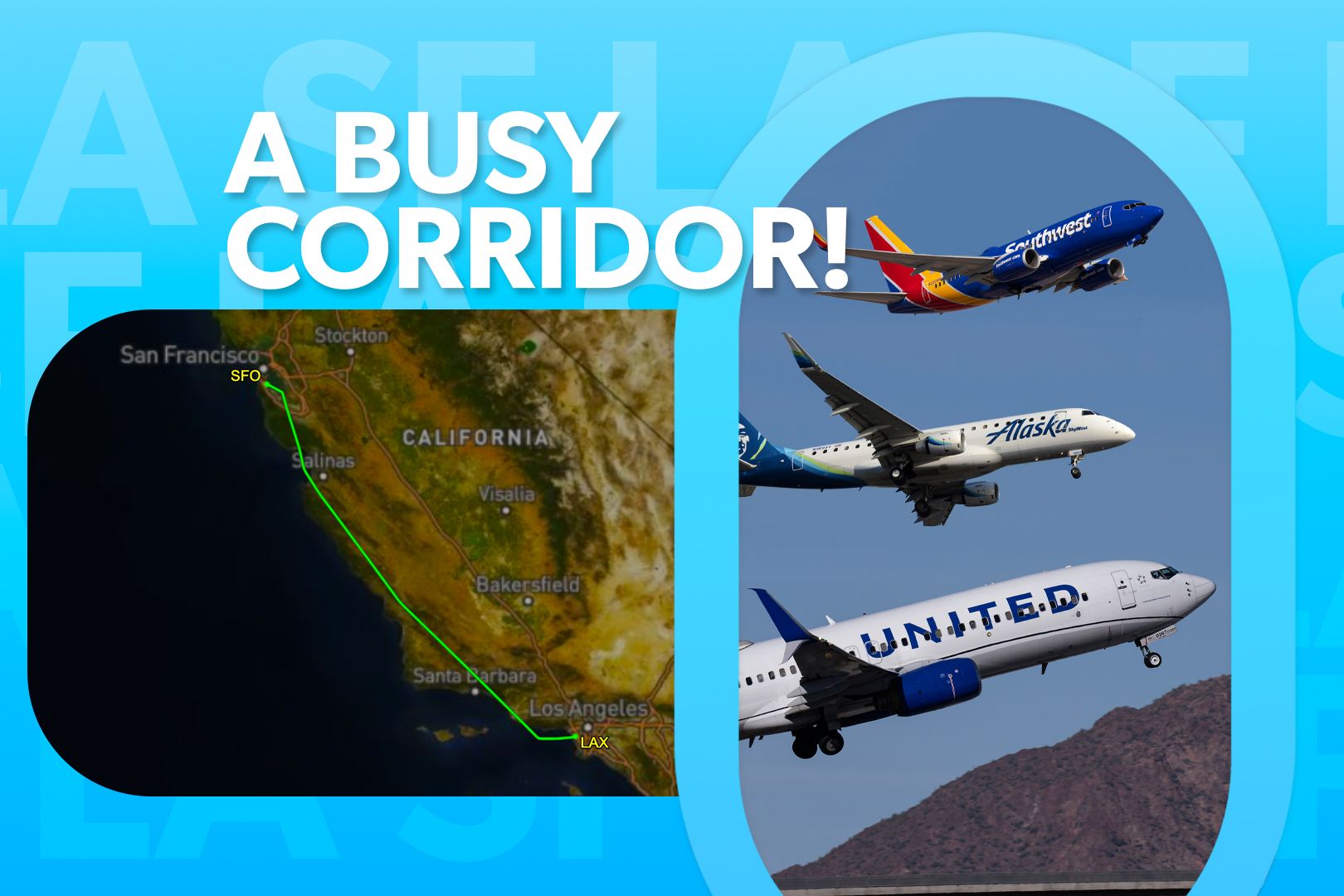 This Airline Offers The Most Seats Between Los Angeles & San Francisco