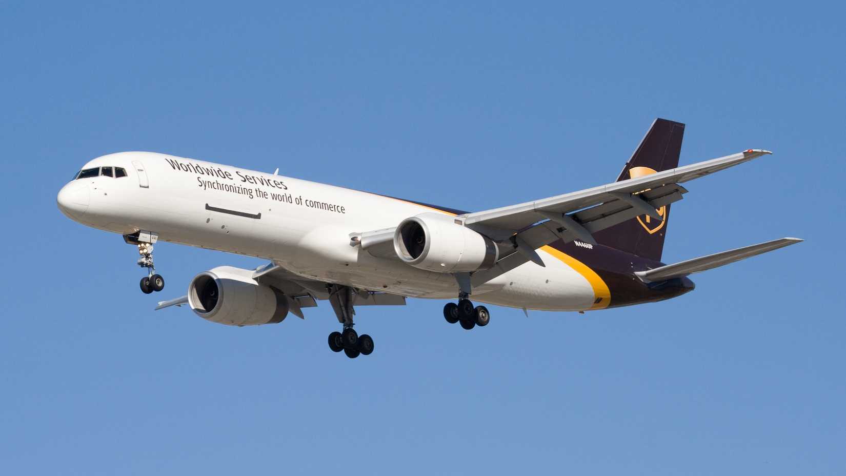 A UPS Airlines Boeing 757-200 freighter