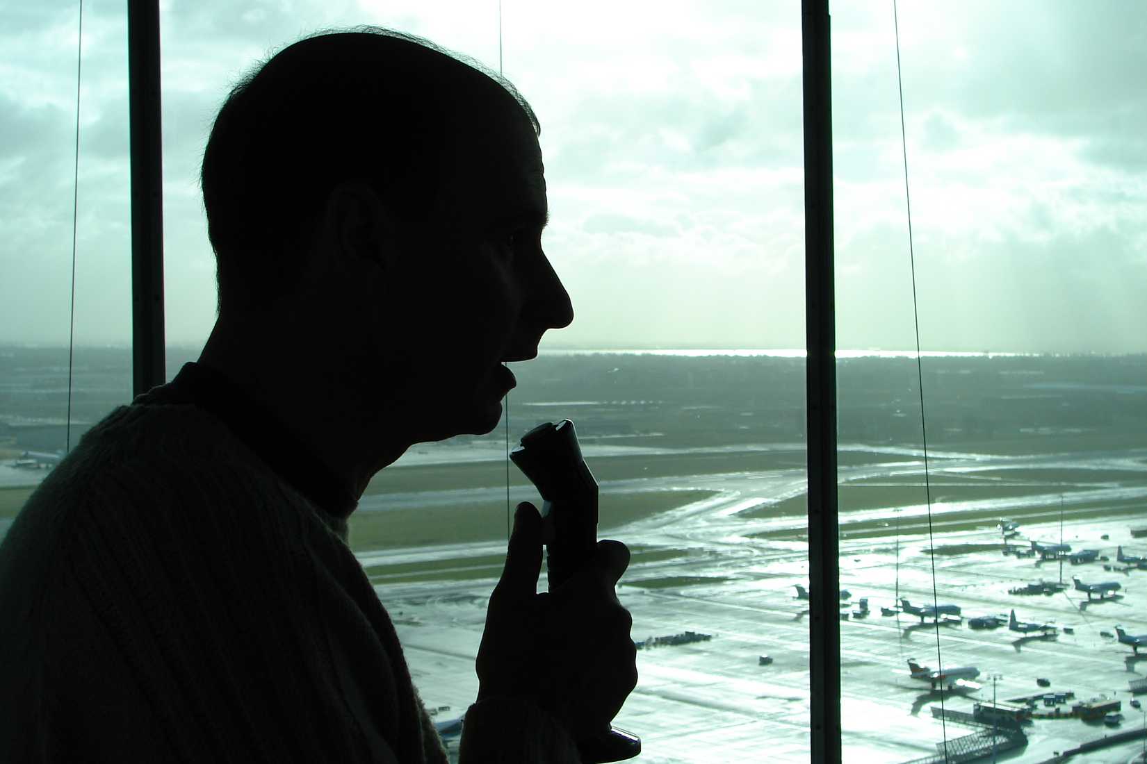 Air Traffic Controller in EHAM TOWER, Schiphol Airport