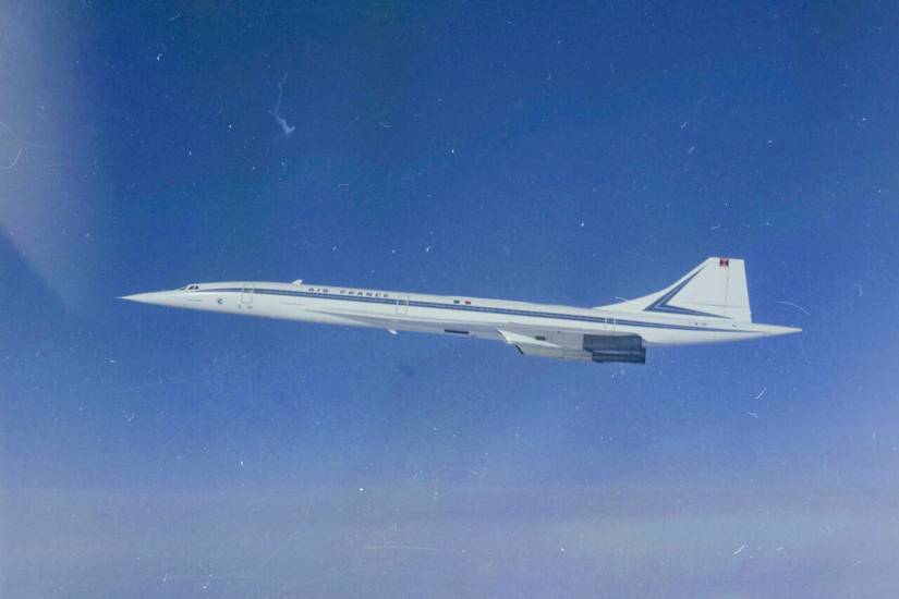 Concorde F-WTSB flying