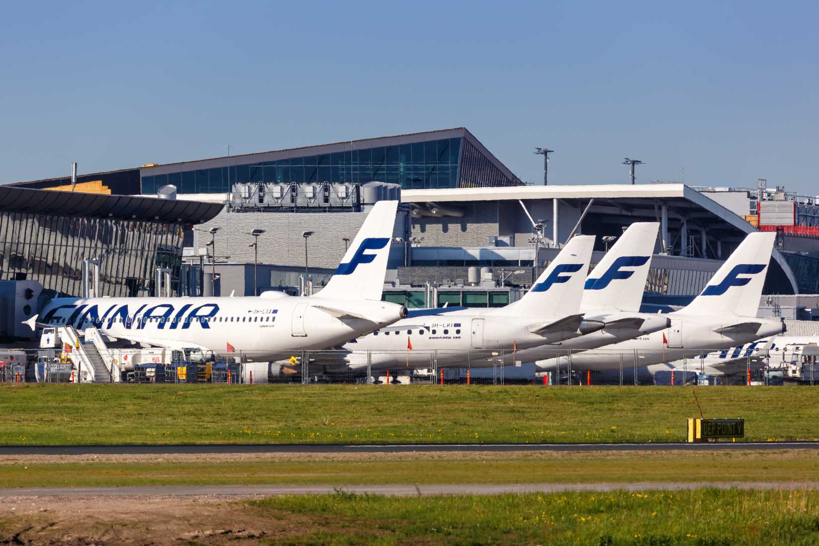 Finnair aircraft at HEL 