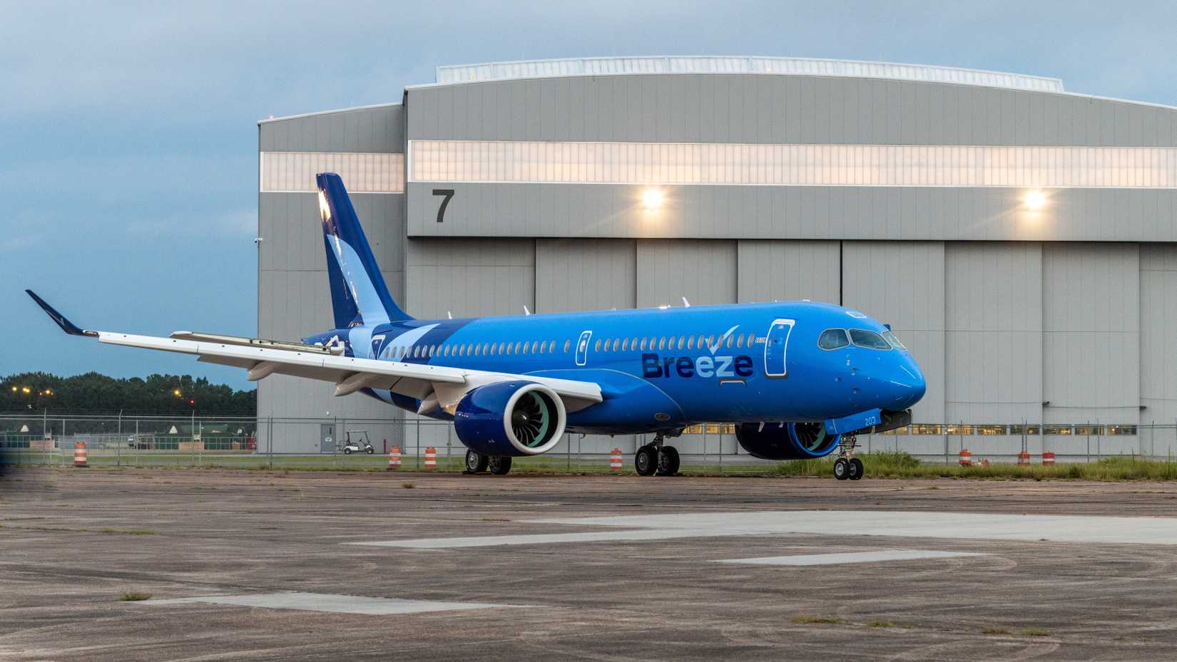 First A220 Breeze Airways