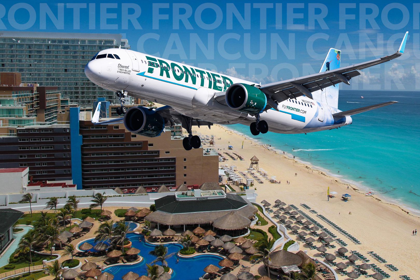 Frontier Airlines' 7 Cancun Routes That Exceed 1,000 Miles
