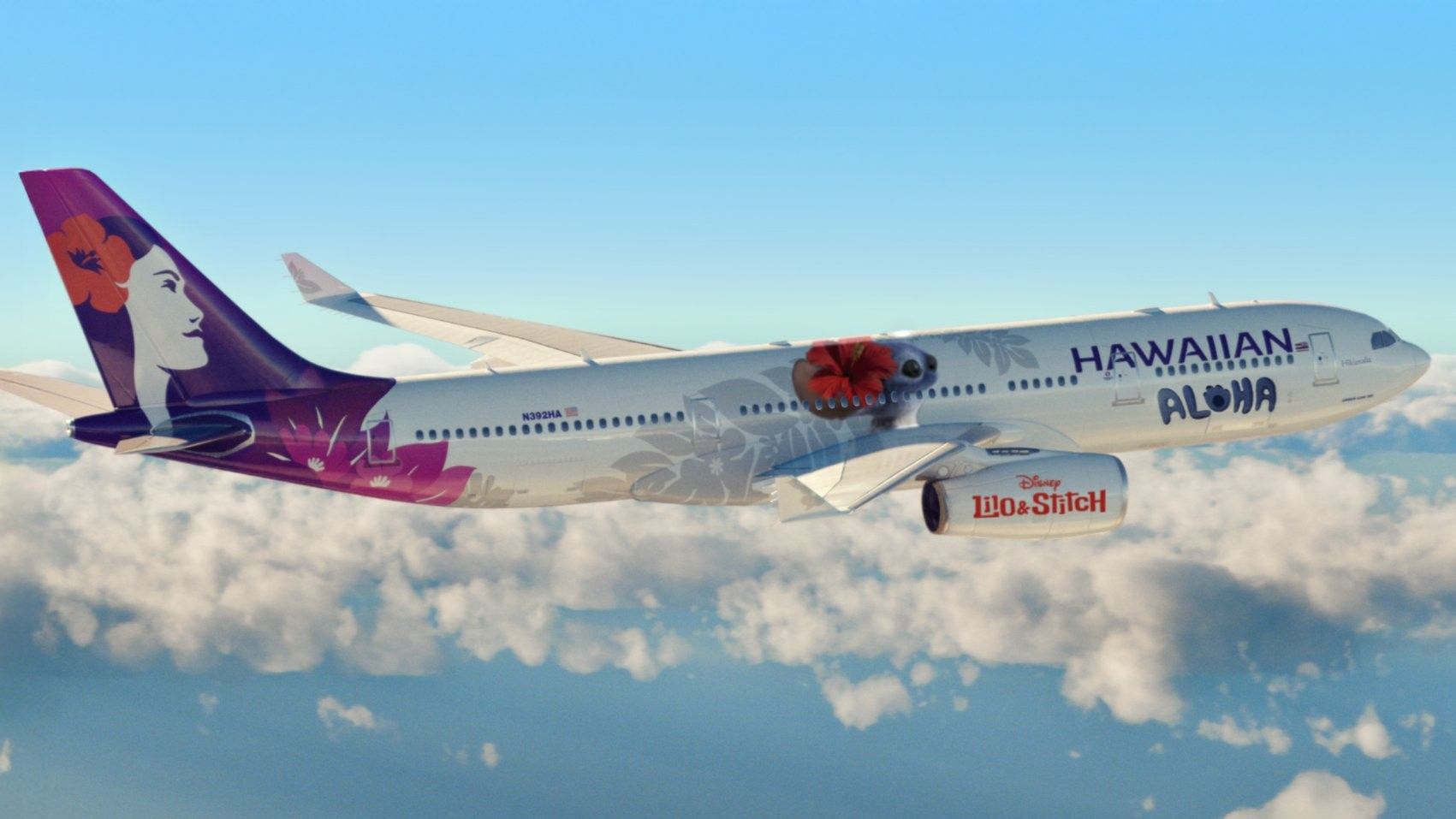 Say Aloha To Stitch: Hawaiian Airlines' Disney Livery Is Out Of