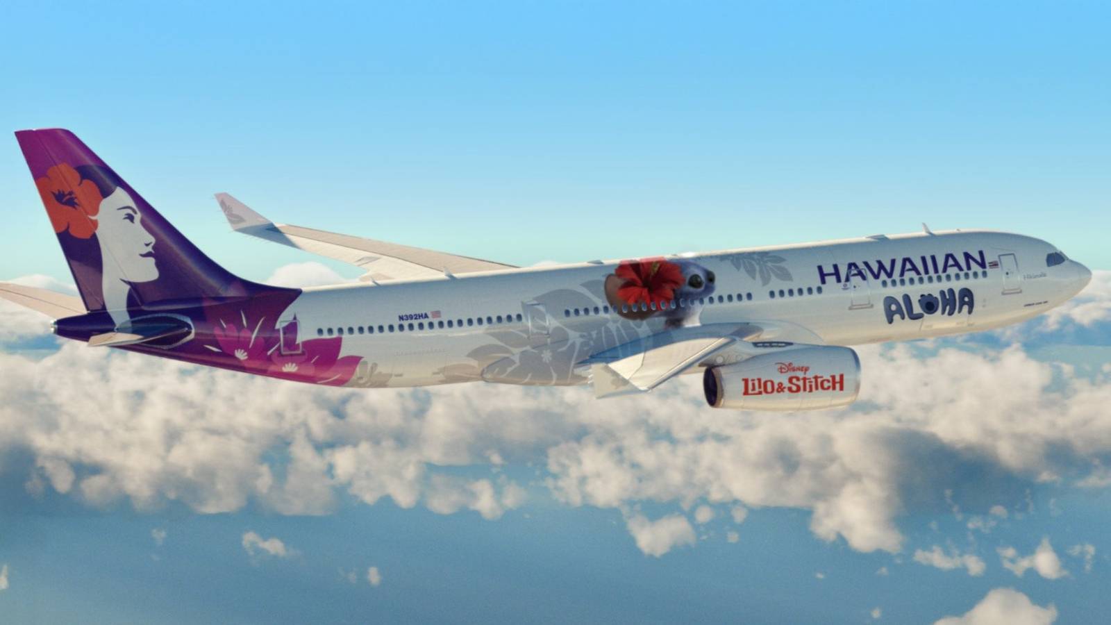 Say Aloha To Stitch: Hawaiian Airlines' Disney Livery Is Out Of