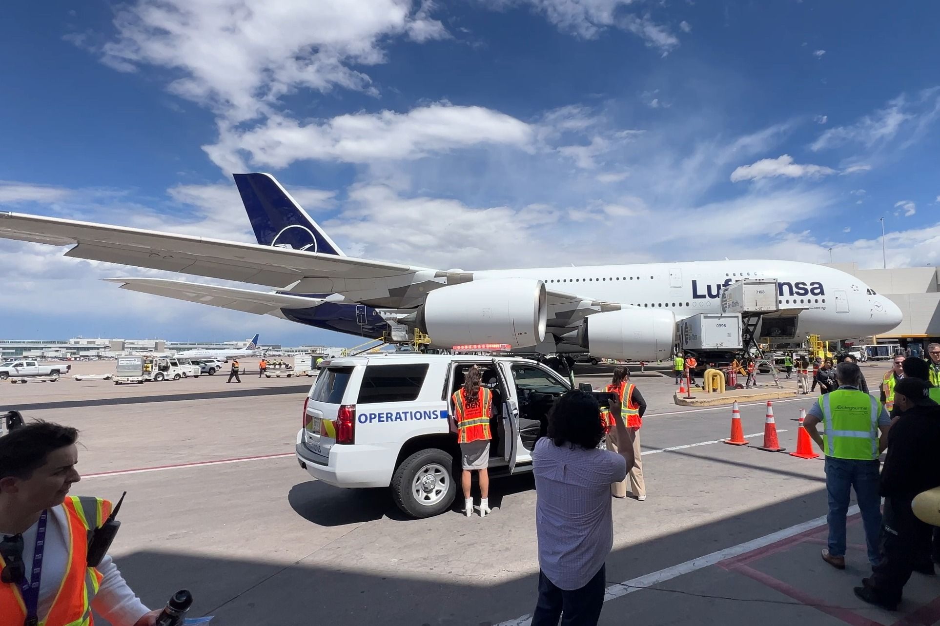 Historic: Denver Finally Welcomes Lufthansa's 1st Airbus A380 Flight From Munich