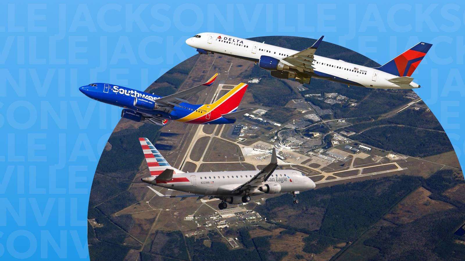 Jacksonville's 10 Busiest Routes Ranked By Airline Frequencies