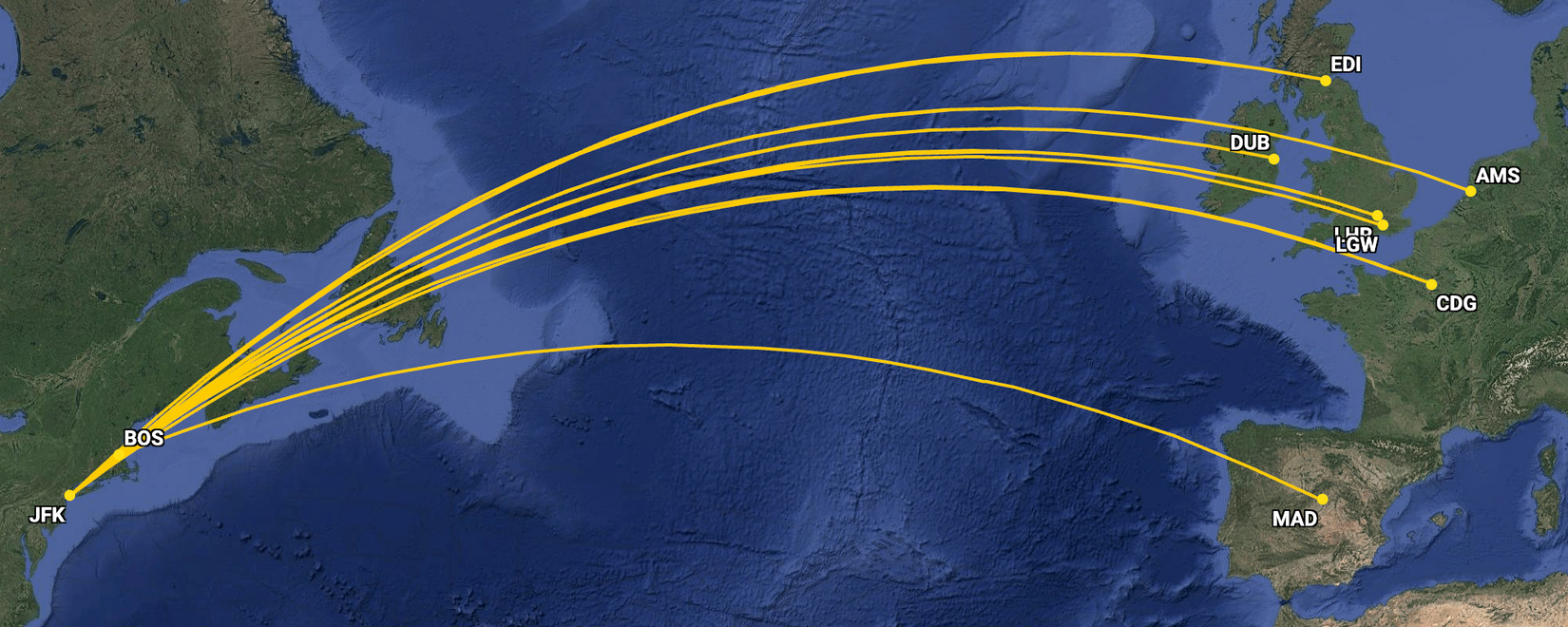 Jet Network Explored: All 16 Airlines Operating Narrowbody North American ...