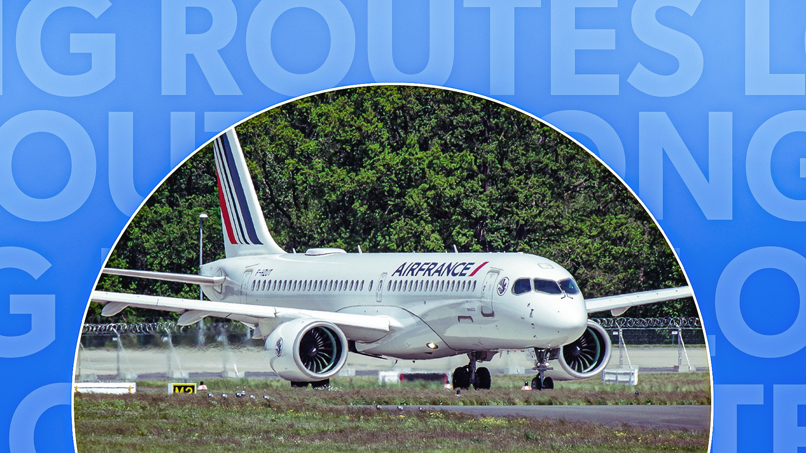 Air France's Airbus A220-300 Routes Exceeding 800 Miles