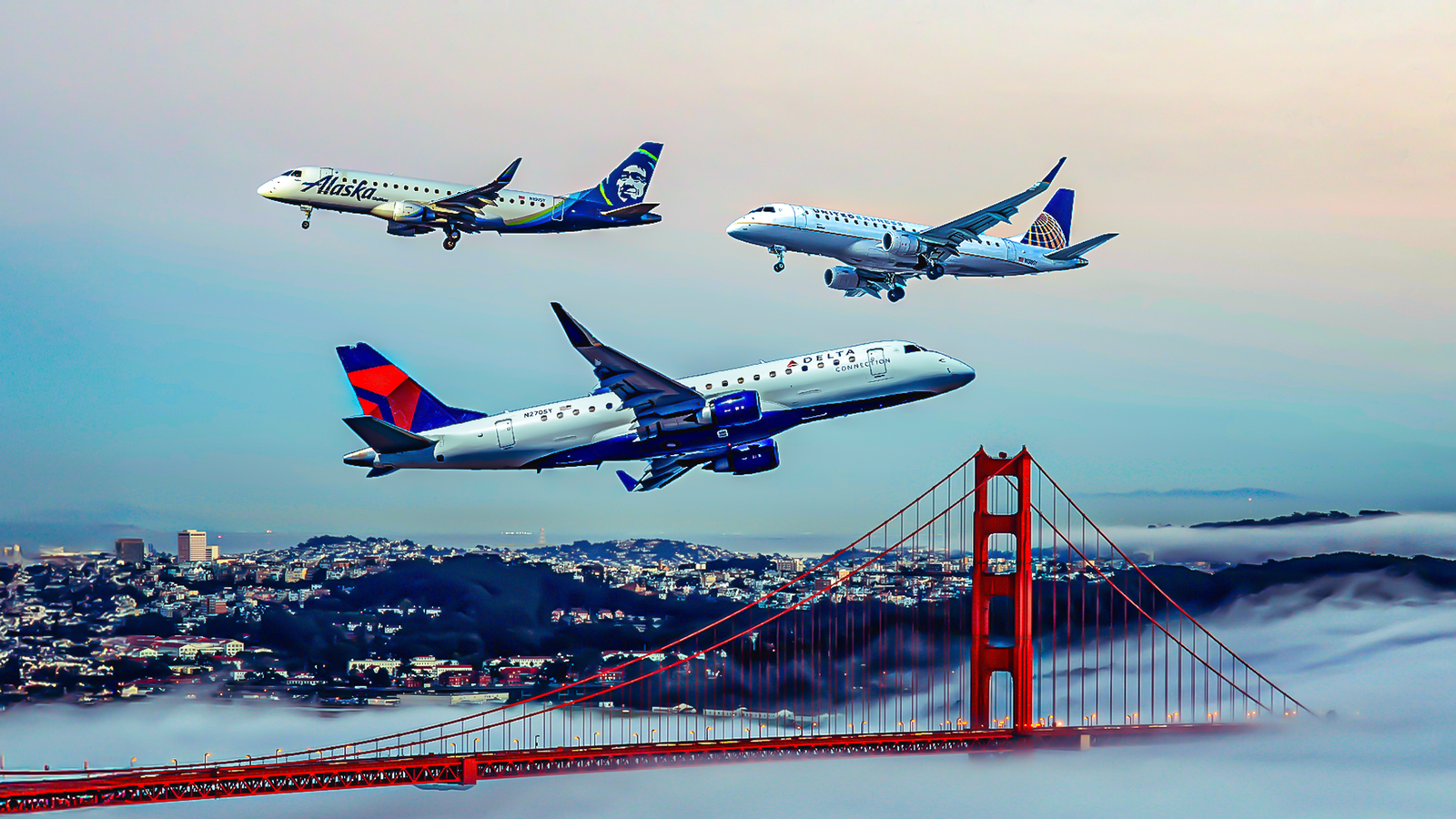 SkyWest's 10 Busiest Intra-California Routes Ranked By Airline Brand
