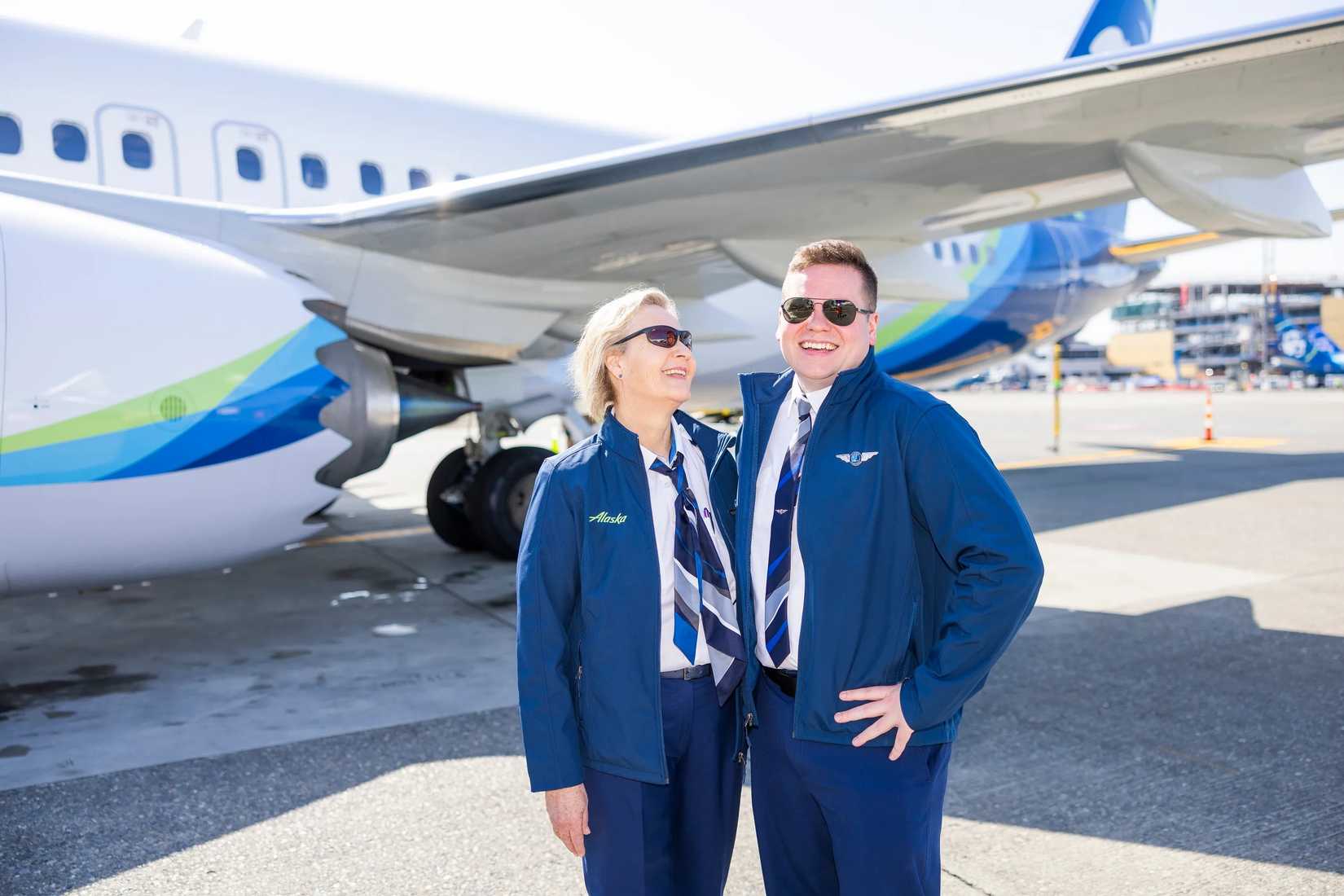Michelle and Jeff Miles Alaska Airlines pilots