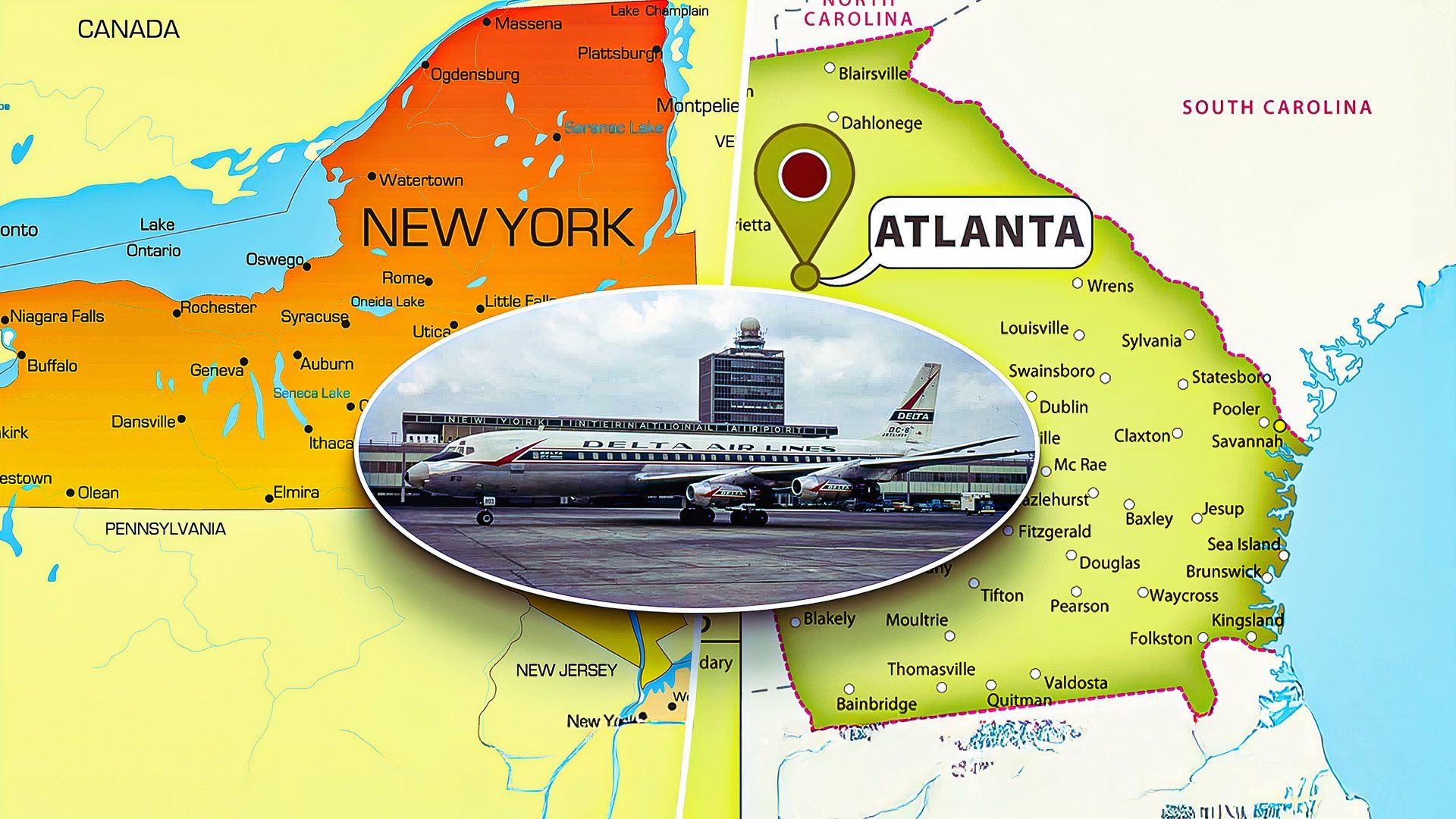 Delta Air Lines' Flights Between Atlanta & New York Were Faster 75 Years Ago: Here's Why