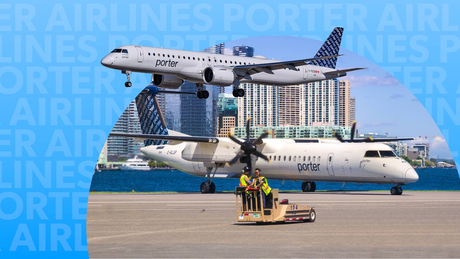 Which Transborder Routes Does Porter Airlines Serve More Than Twice Daily?