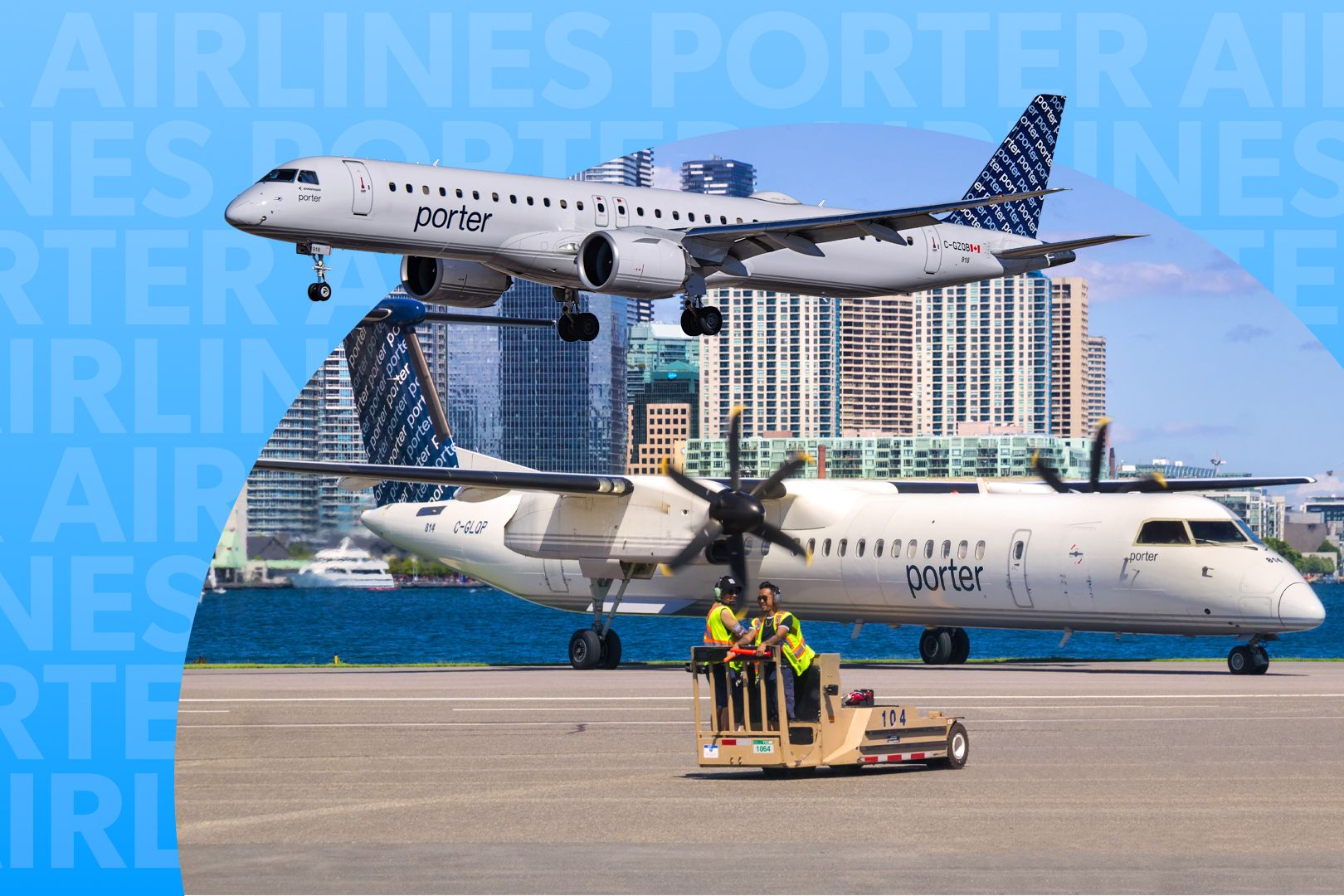 Which Transborder Routes Does Porter Airlines Serve More Than Twice Daily?