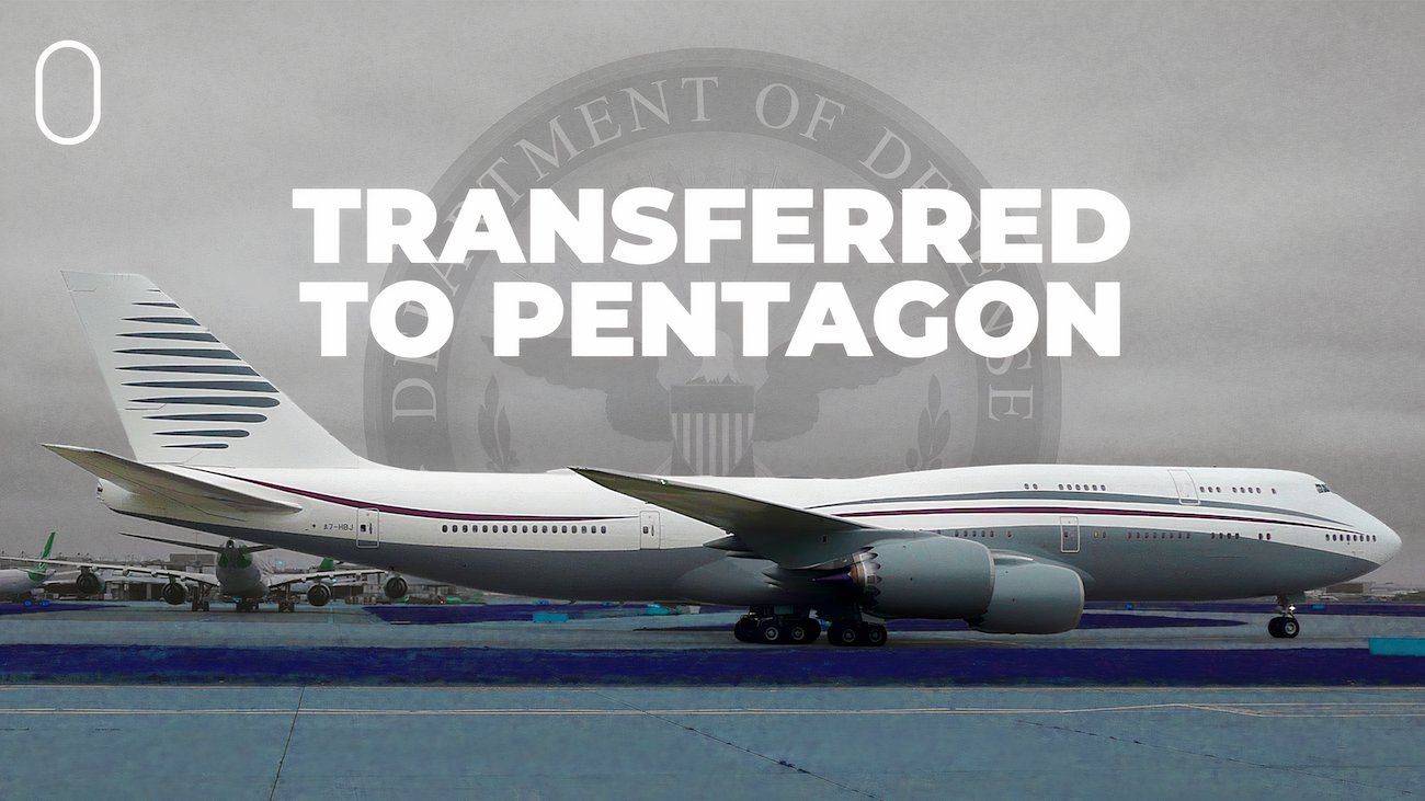 Defense Department Formally Accepts Luxury Boeing 747-8 From Qatar