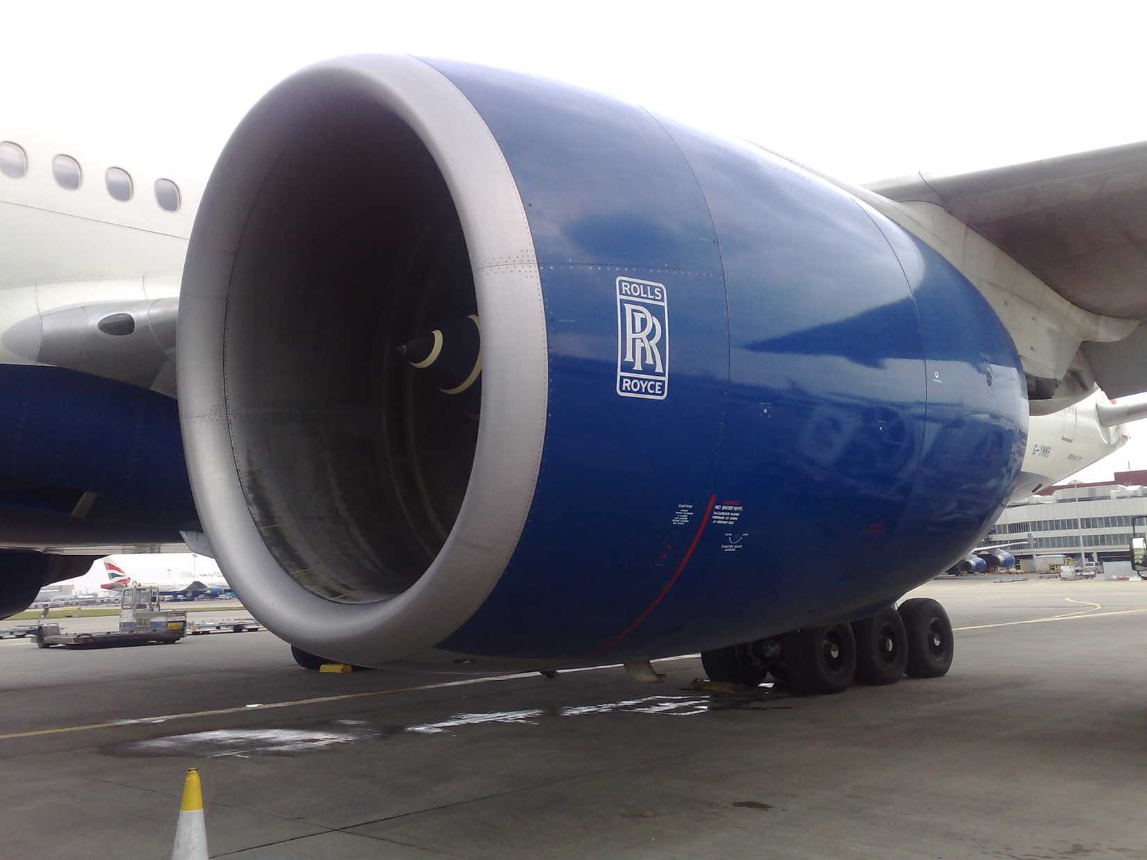 A Trent engine on a 777