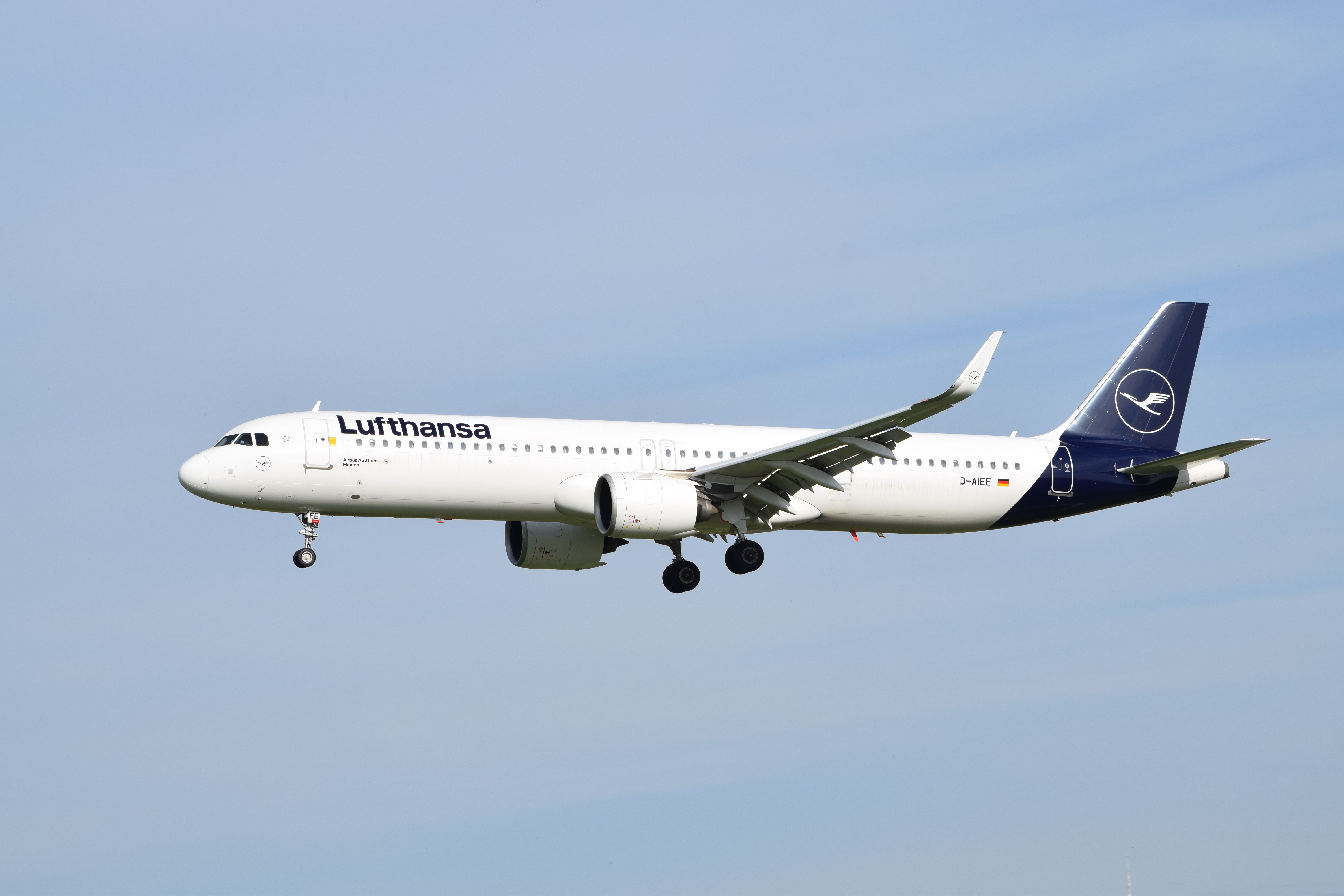 A Lufthansa Airbus A321