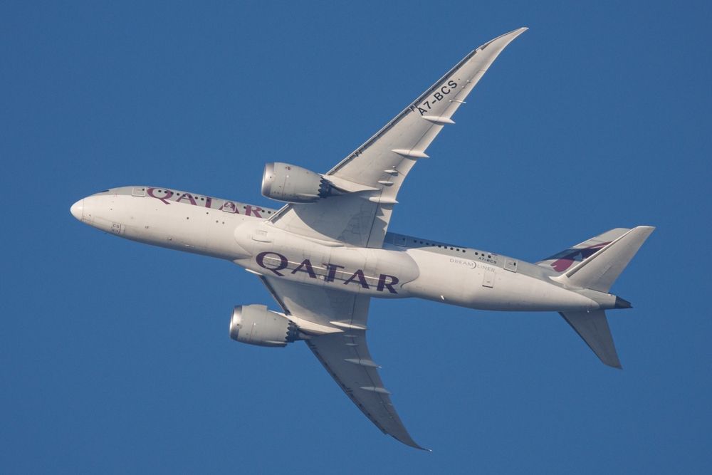Qatar Airways' 7 Boeing 787-8 Dreamliner Routes Exceeding 3,700 Miles