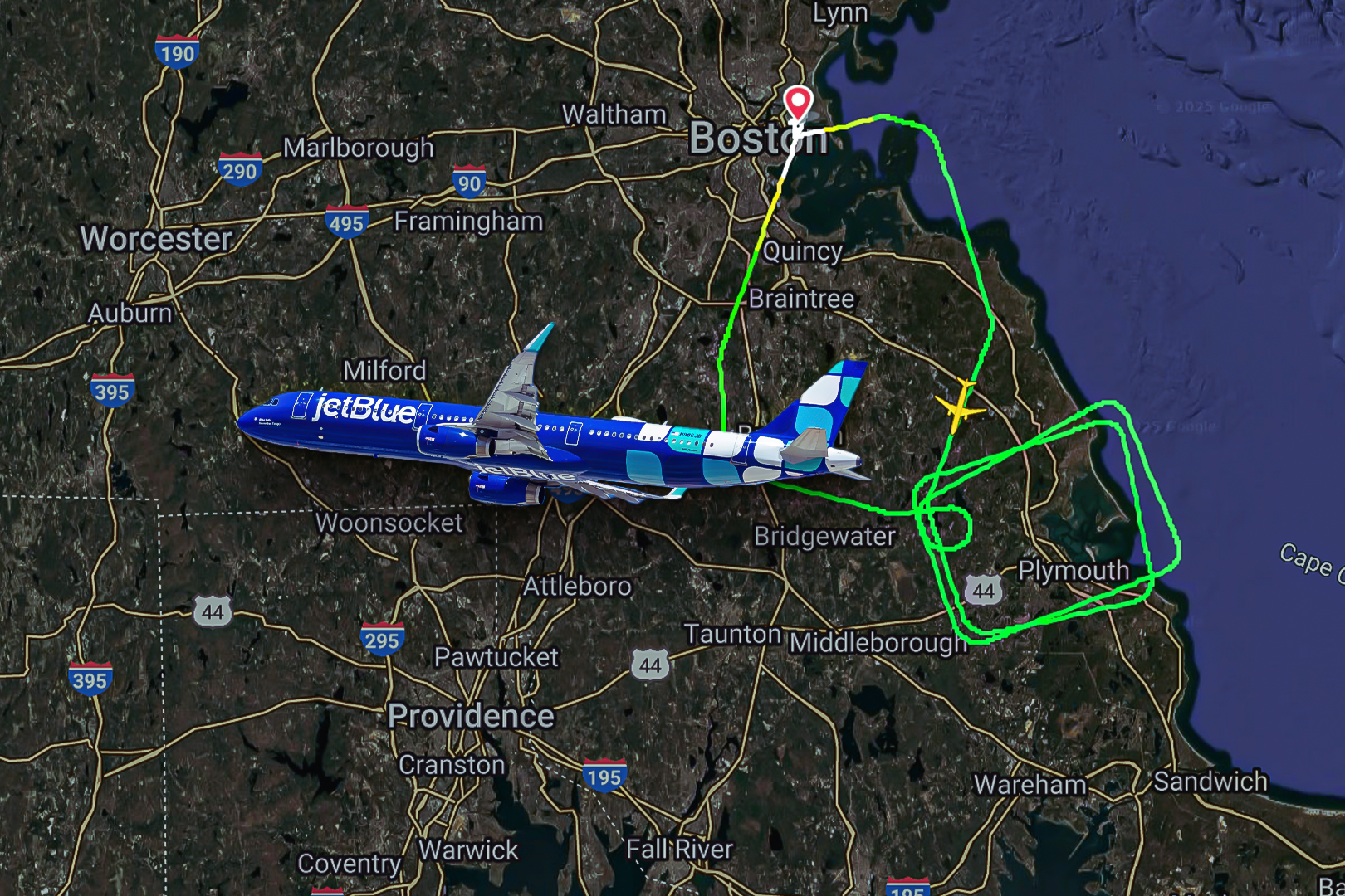 What Caused This JetBlue Airbus A321 To Return To Boston Shortly After Takeoff?