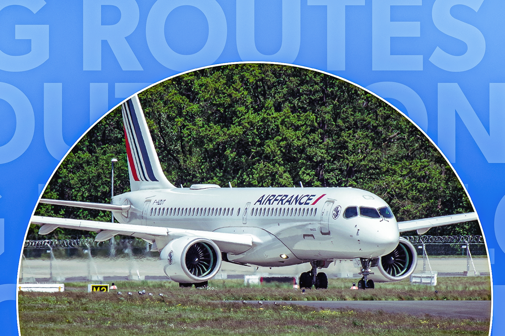 Air France's Airbus A220-300 Routes Exceeding 800 Miles