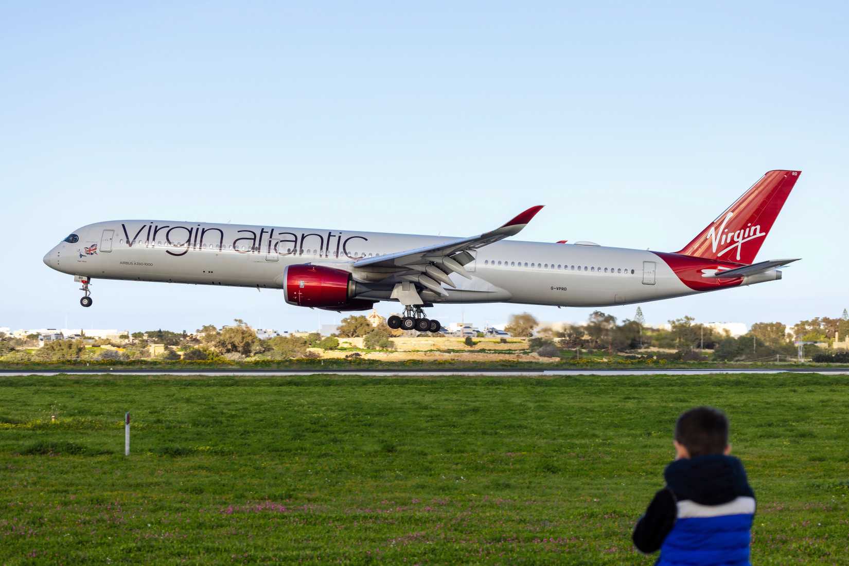 Virgin A350-1000 shutterstock_2581501577