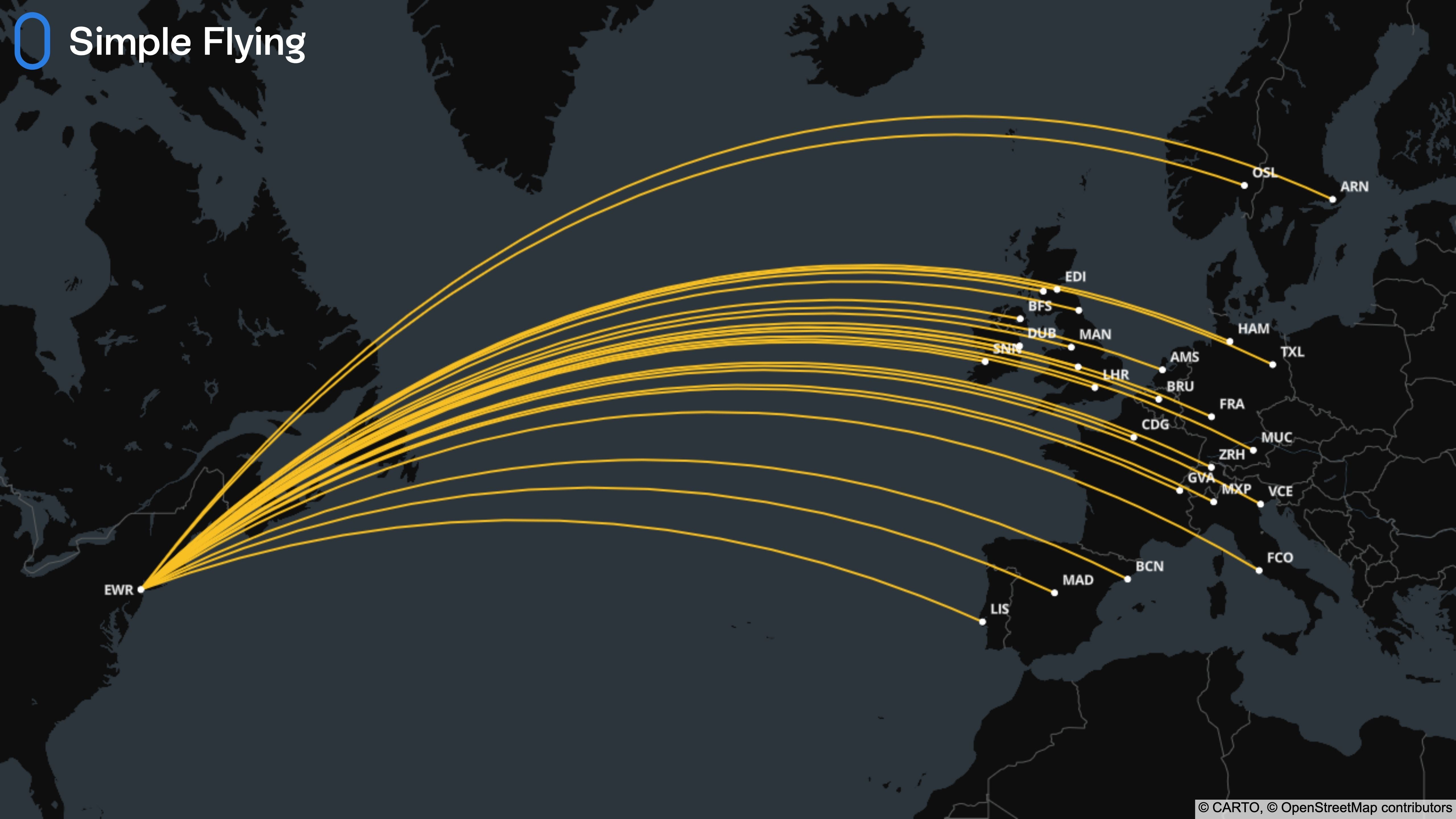 From Newark To Europe: A Visual Timeline Of United’s Changing ...