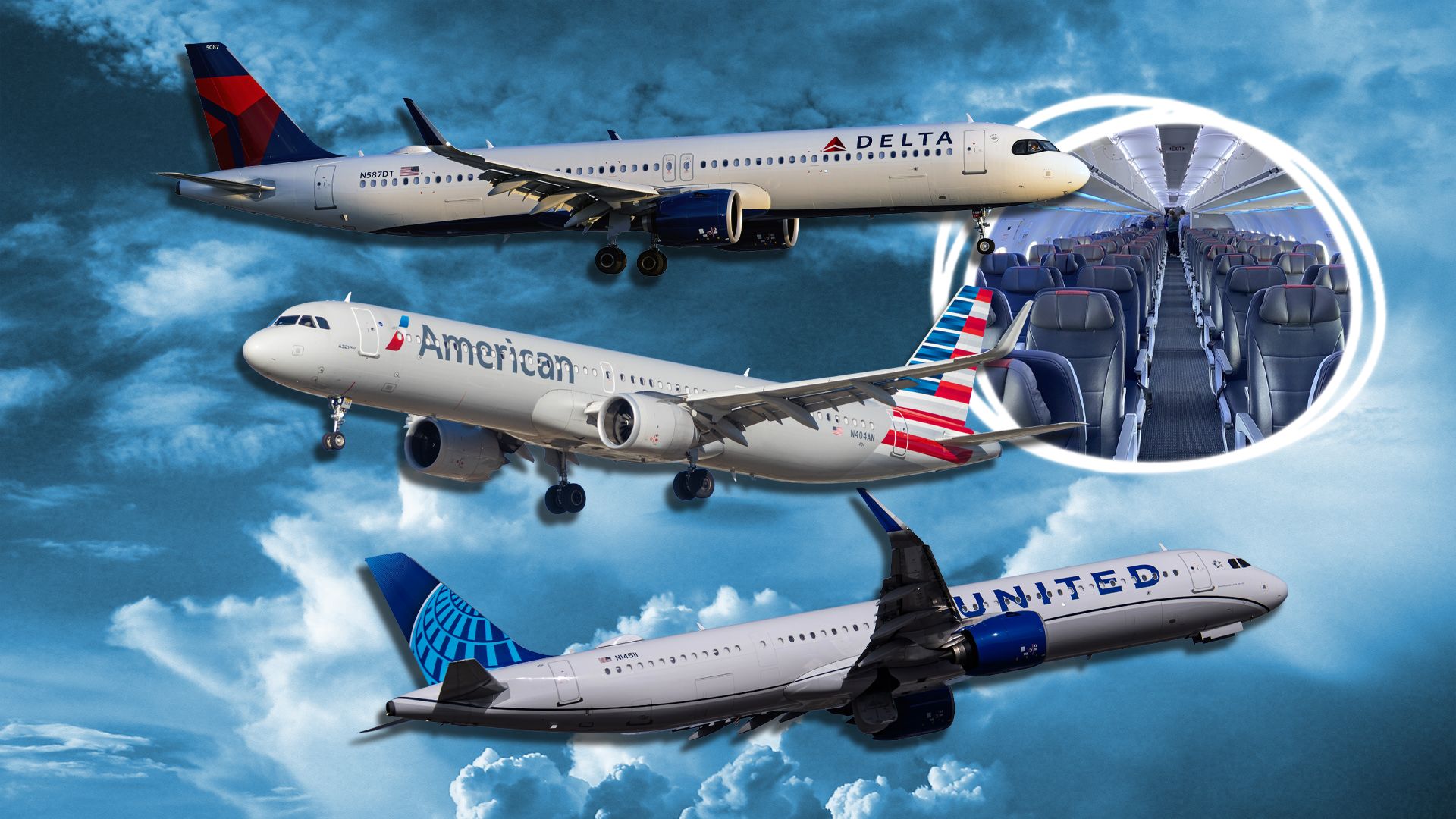 American Vs. Delta Vs. United: Which Carrier Has The Most Legroom?