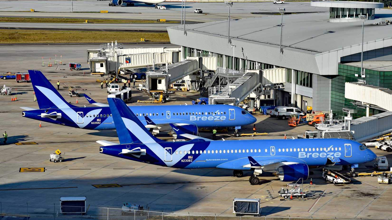 Breeze Airways Airbus A220-300 at TPA
