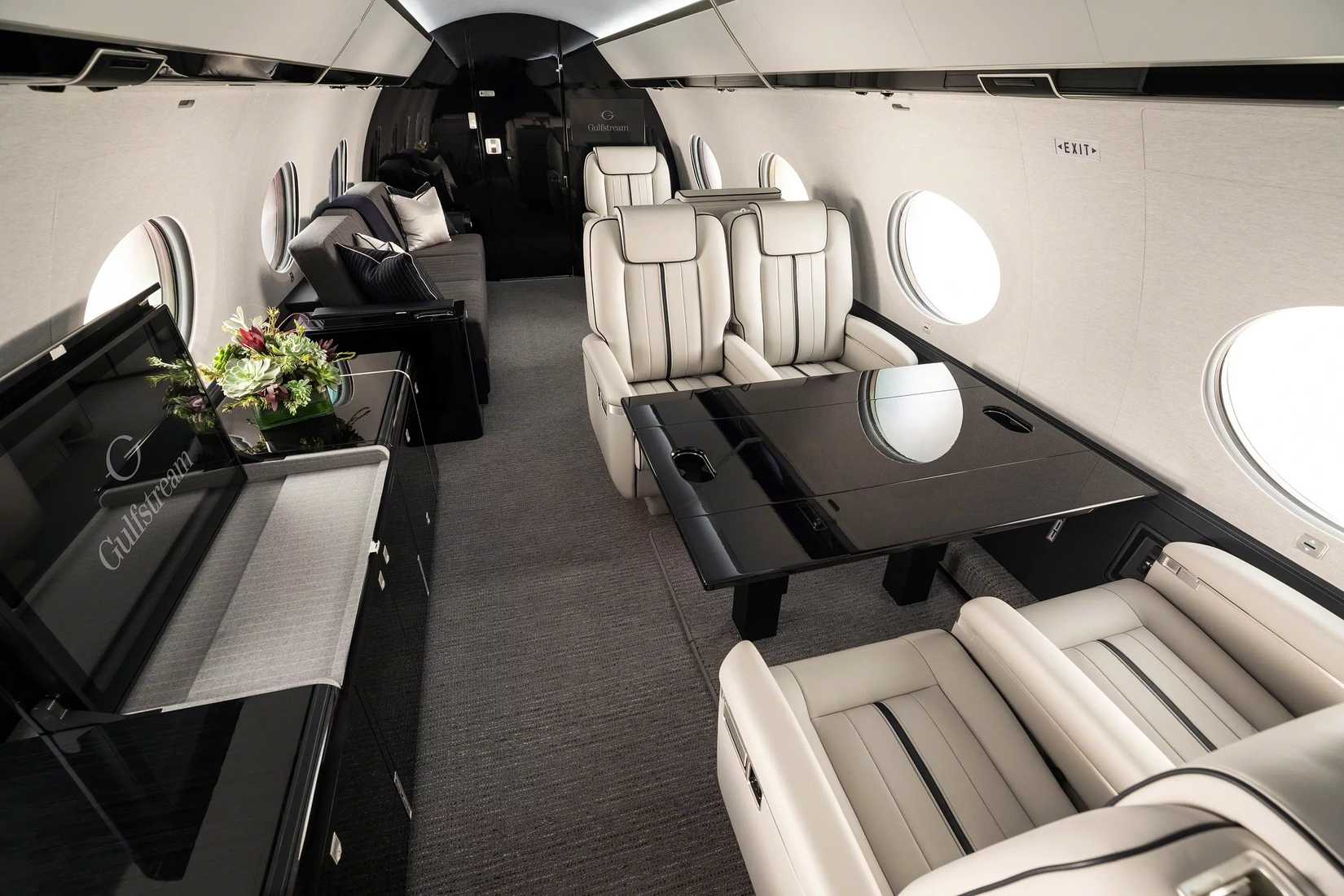 Gulfstream G650ER interior 