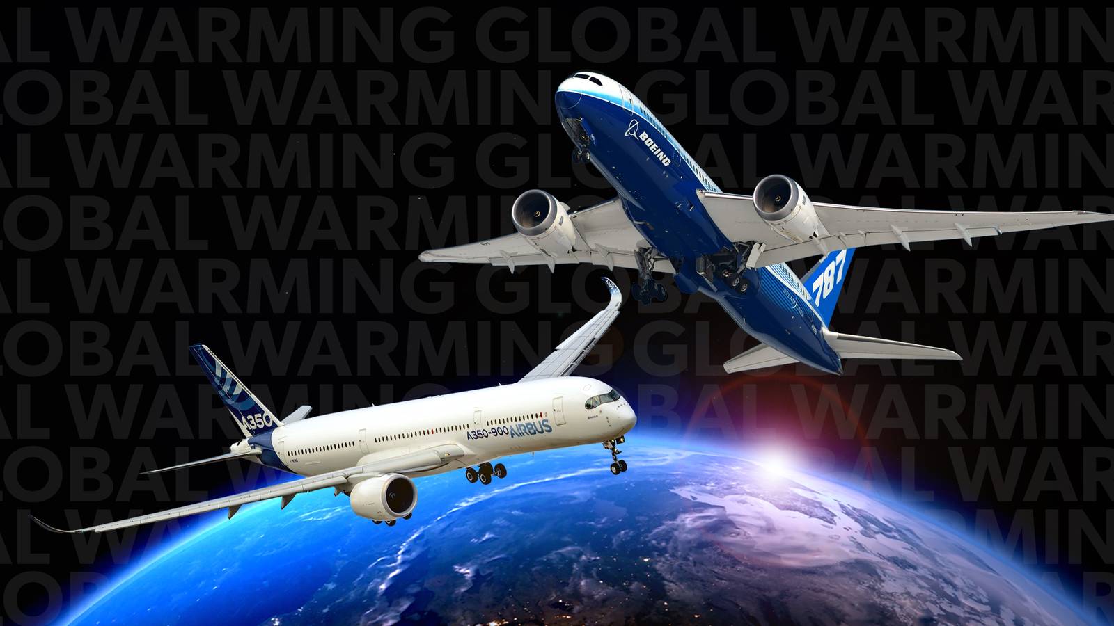 Are More Fuel-Efficient Aircraft Increasing Global Warming?