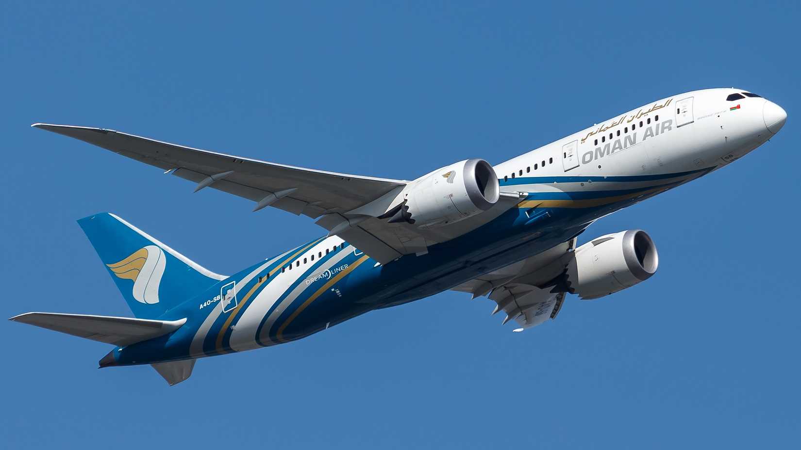Oman Air 787 Inflight