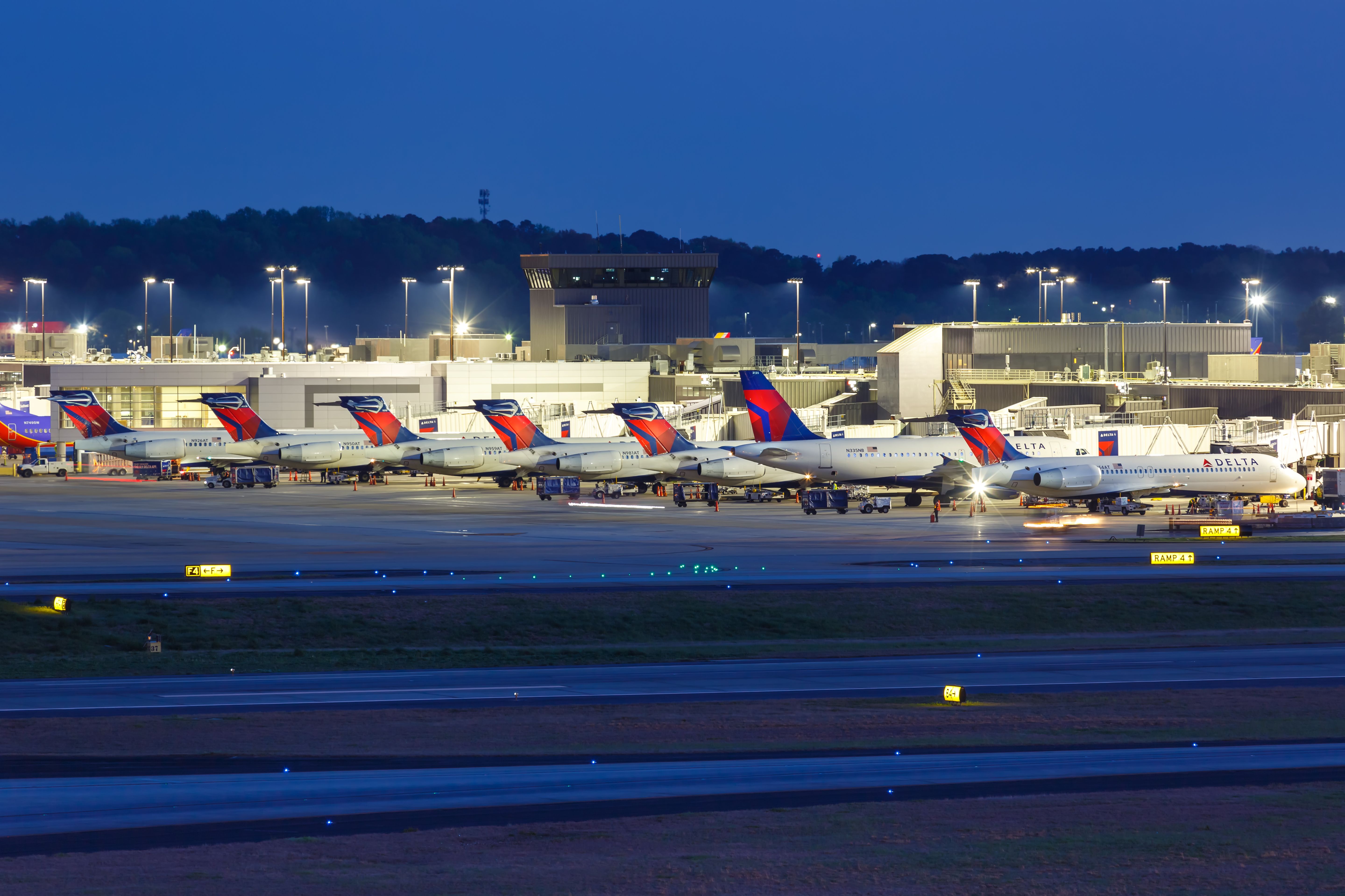 Storm Causes Evacuation Of Atlanta Airport ATC Tower